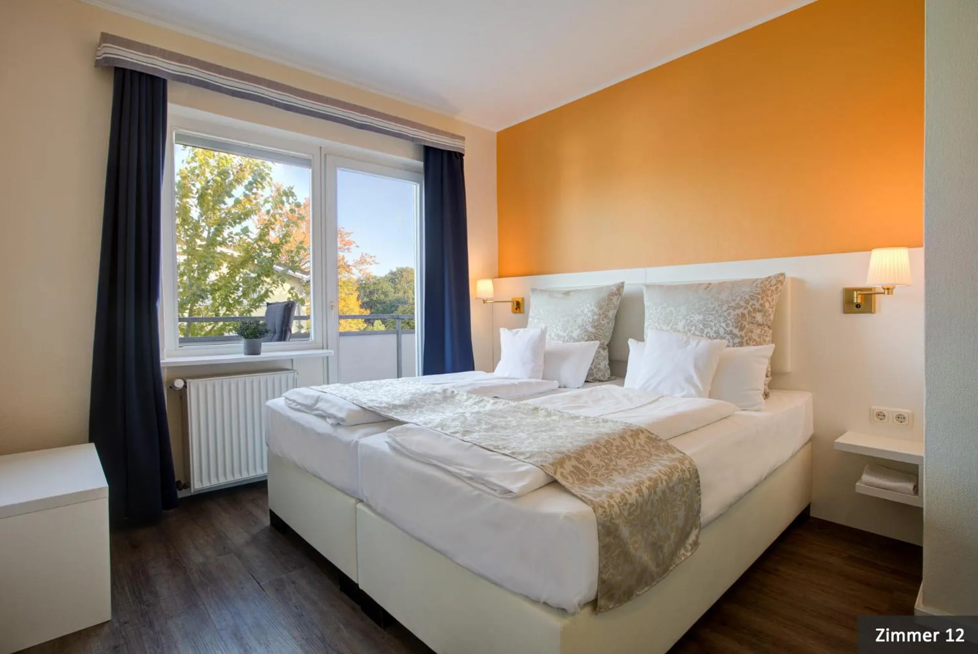 Bed in Hotel See-Villa