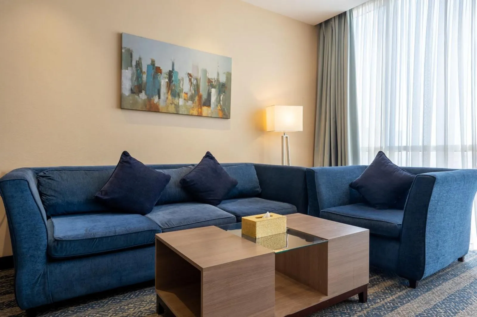 Seating area in The CASTLE PREMIUM HOTEL