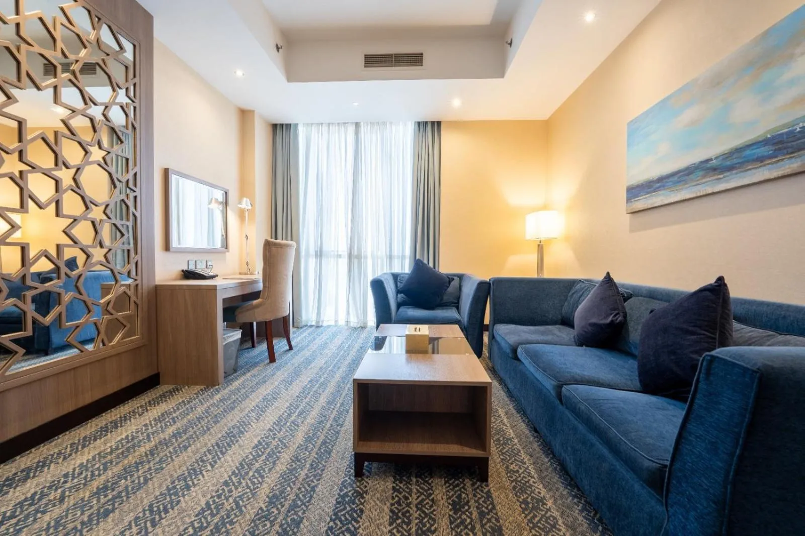 Seating area in The CASTLE PREMIUM HOTEL