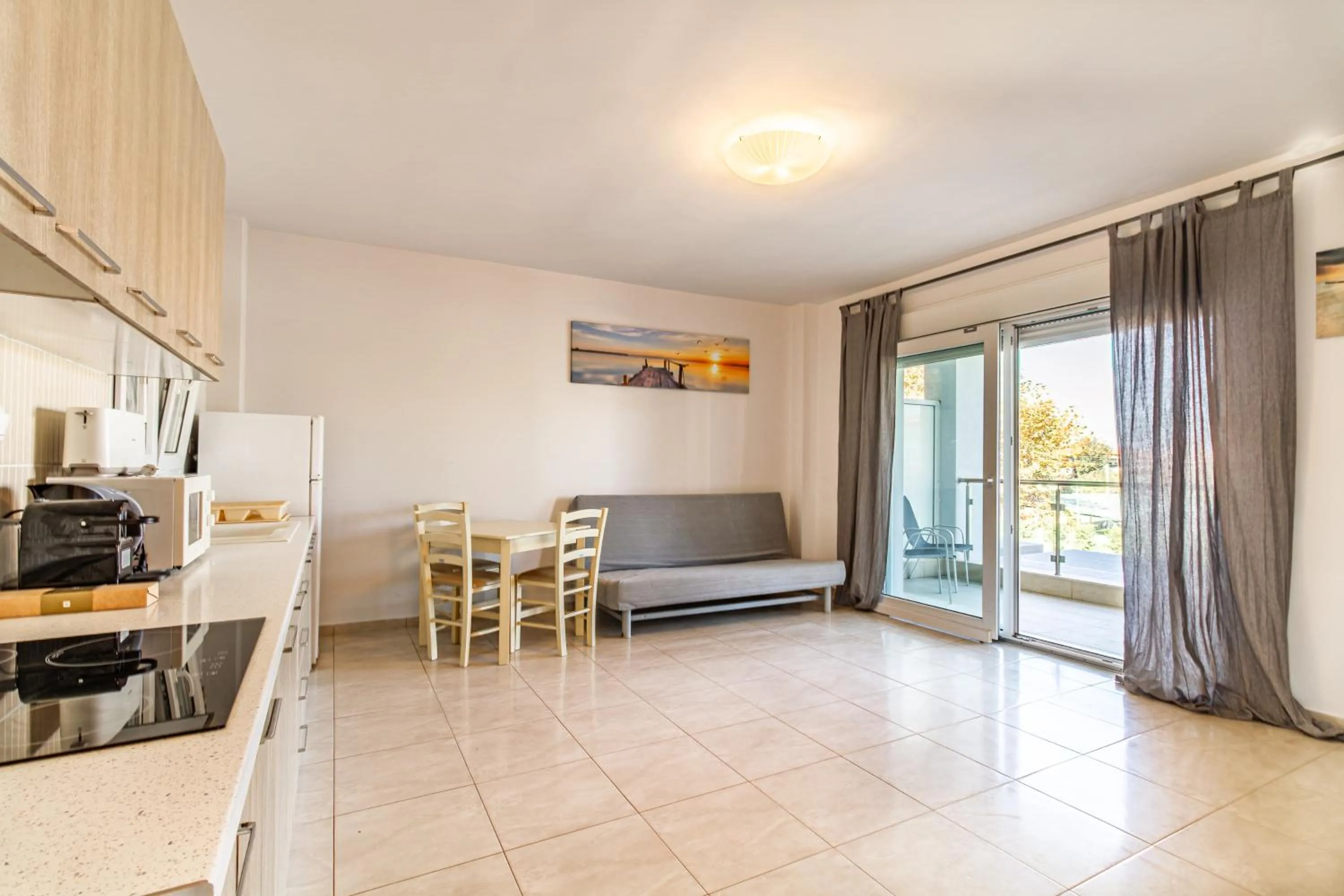 Seating area in EllinFos Apartments
