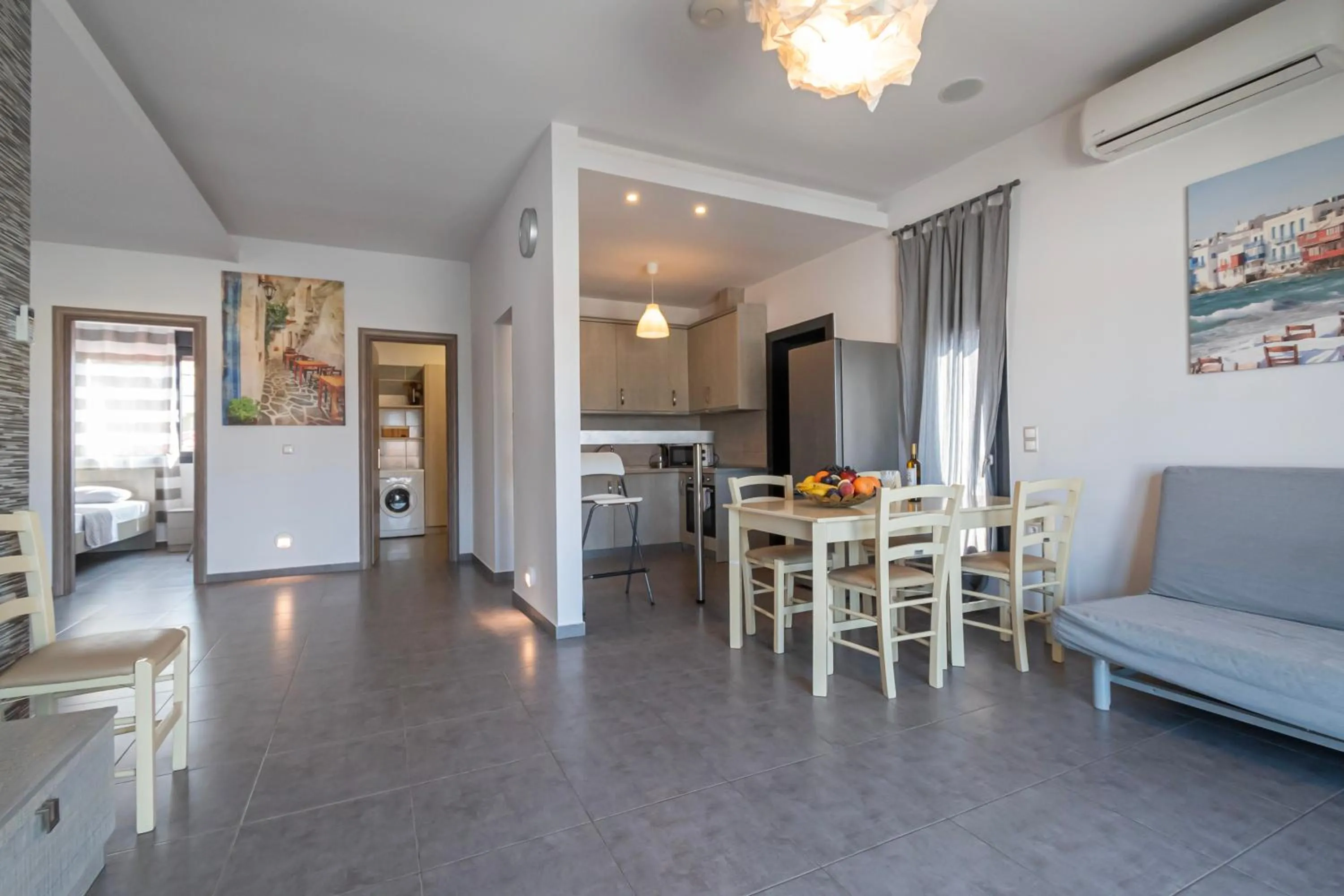 Living room in EllinFos Apartments