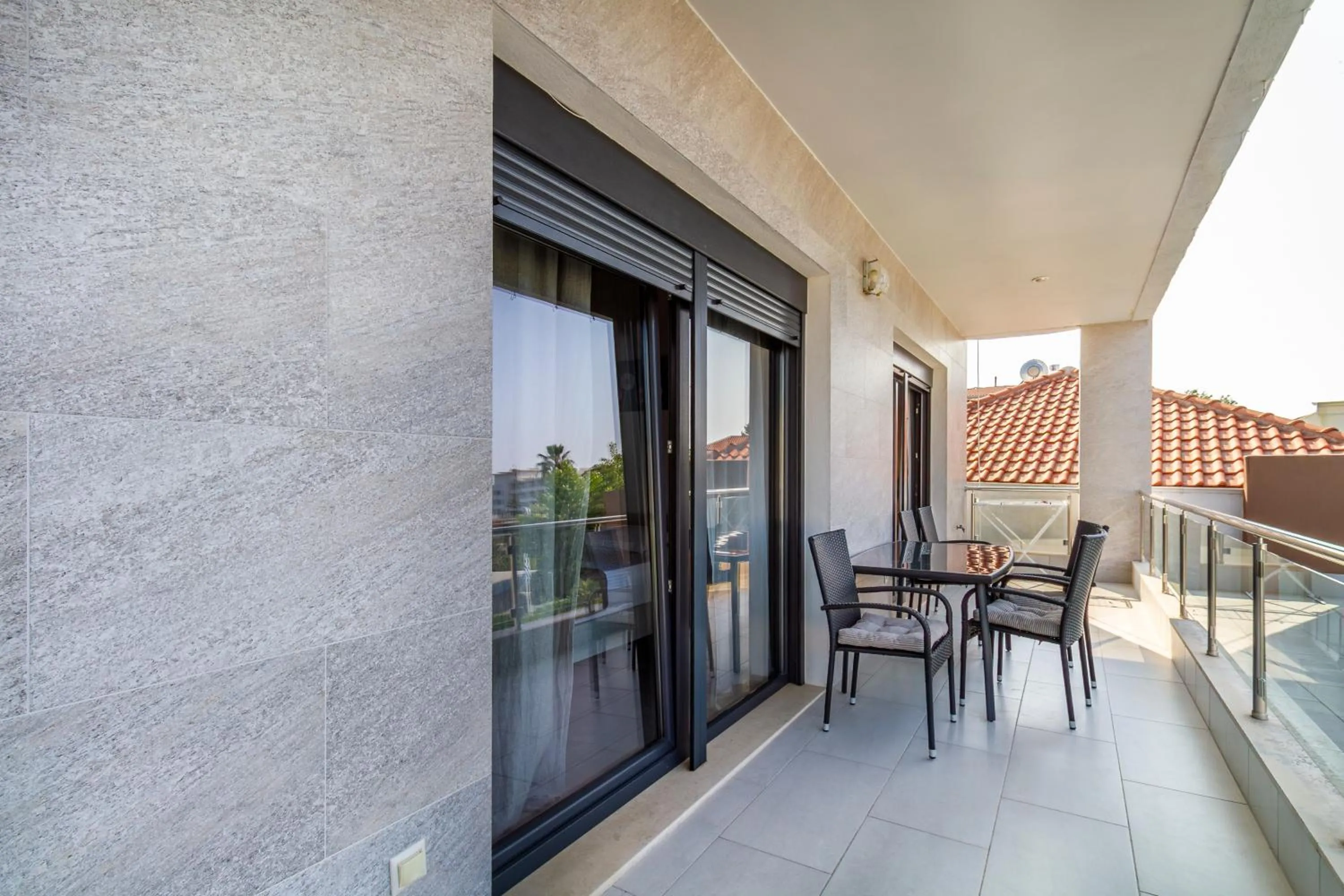 Balcony/Terrace in EllinFos Apartments