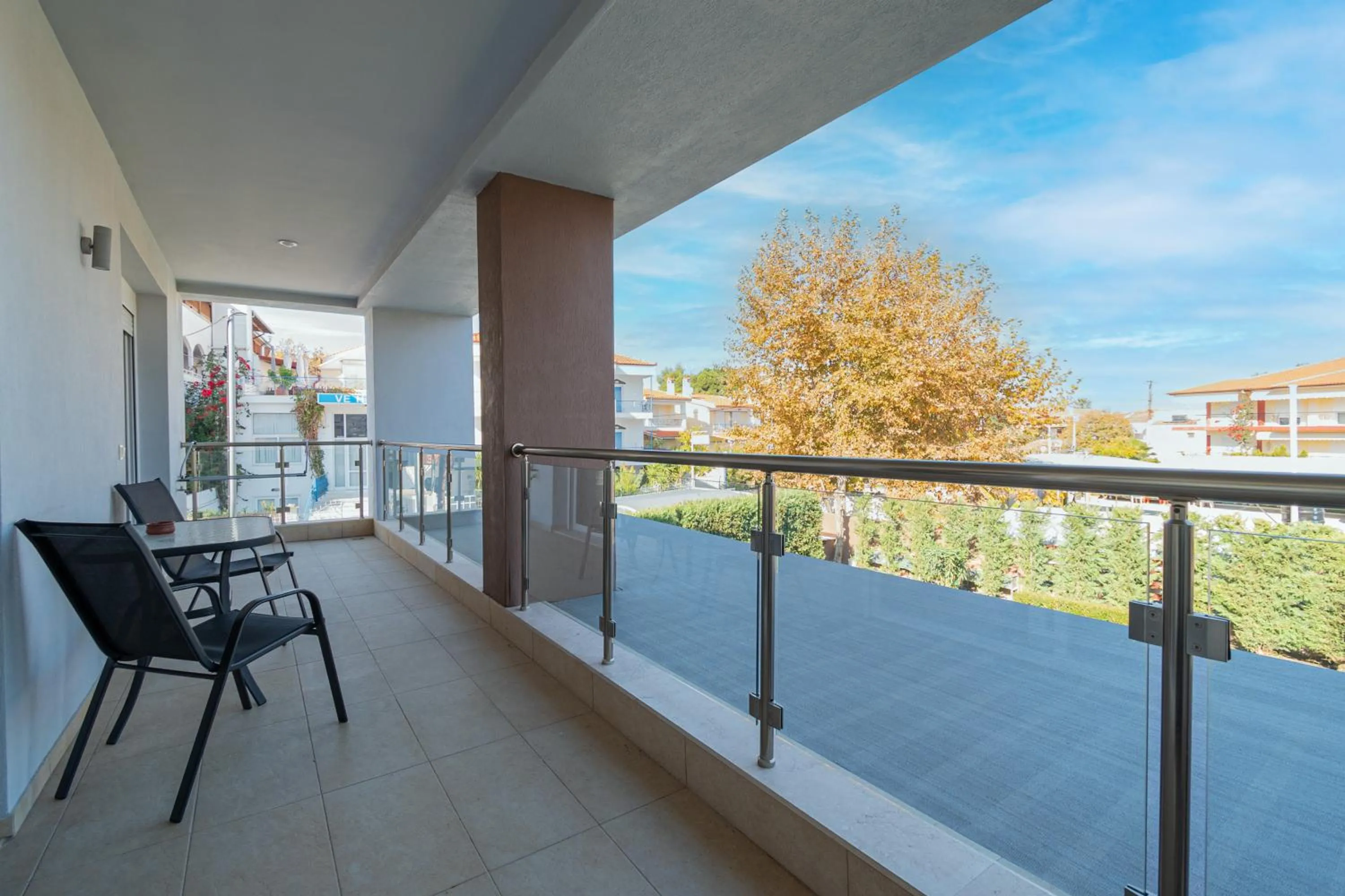 Balcony/Terrace in EllinFos Apartments