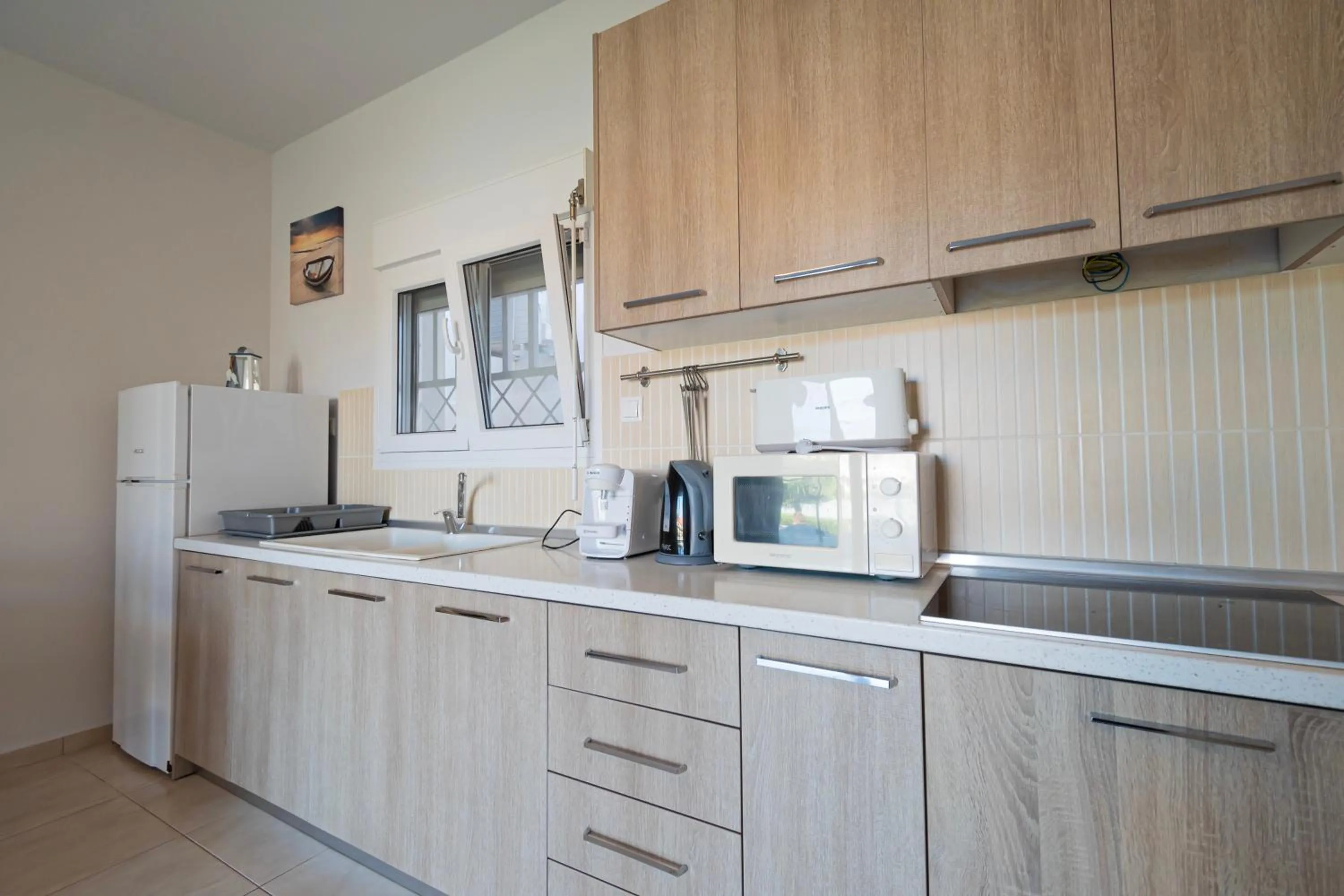 kitchen in EllinFos Apartments