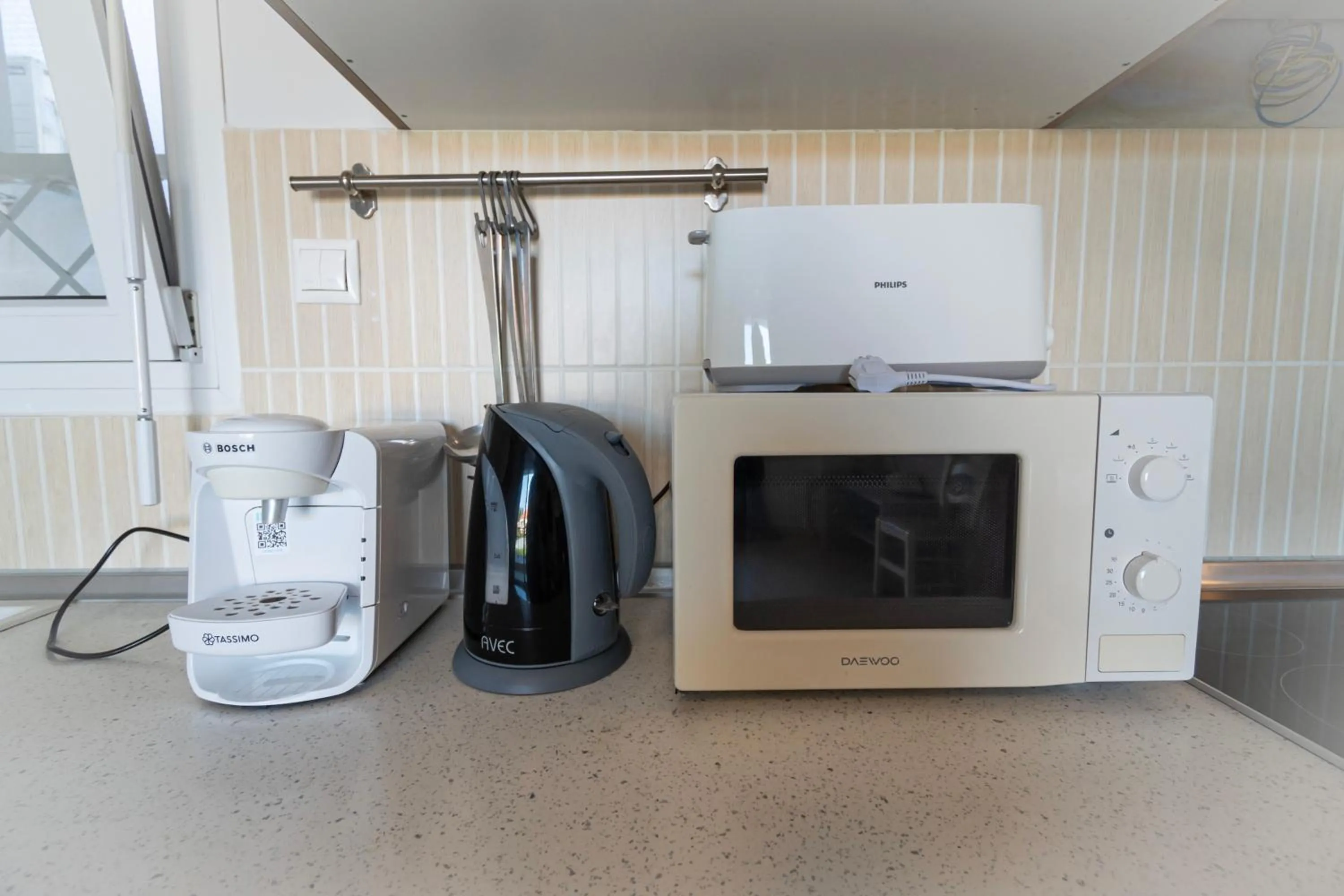 kitchen in EllinFos Apartments
