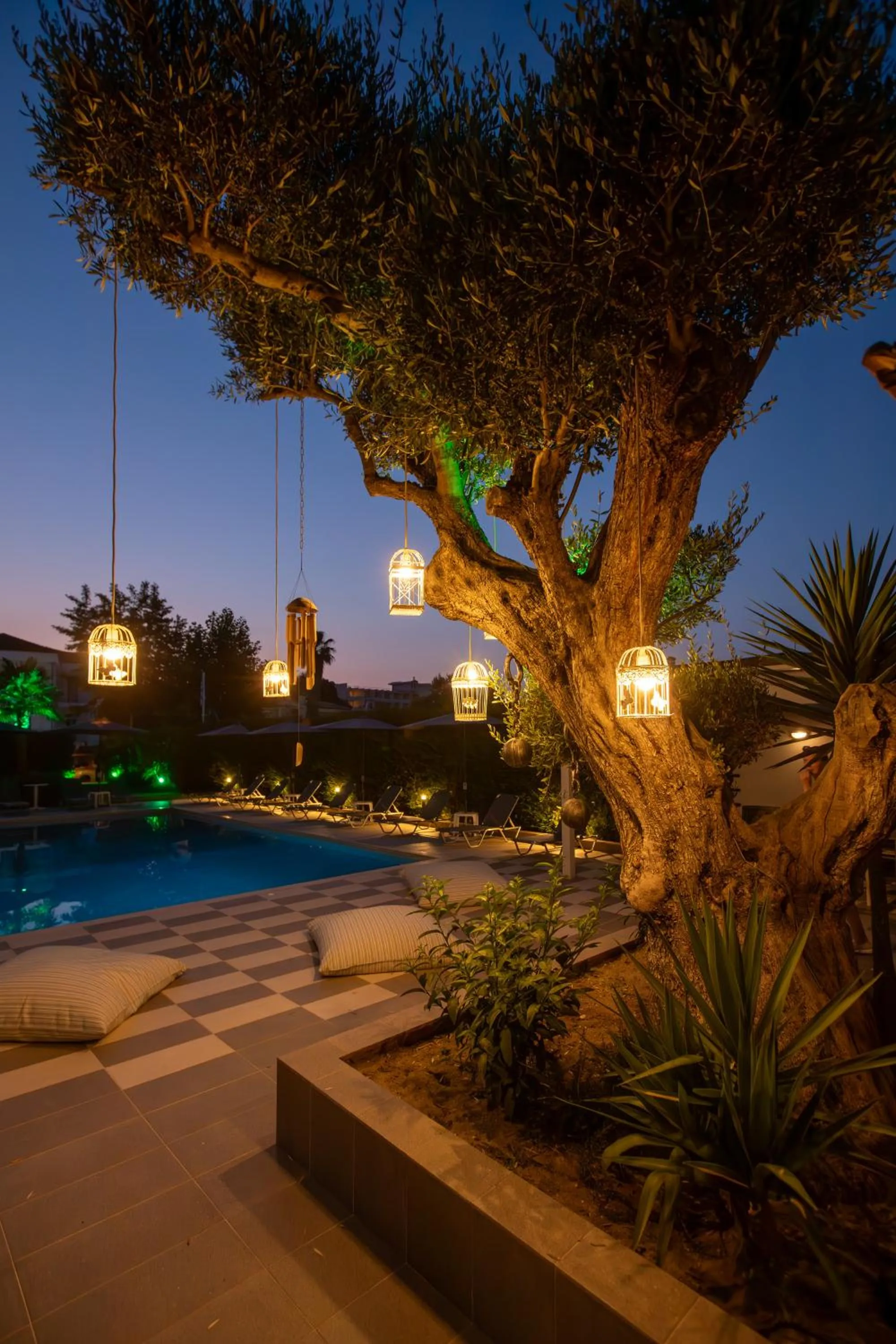 Night in EllinFos Apartments