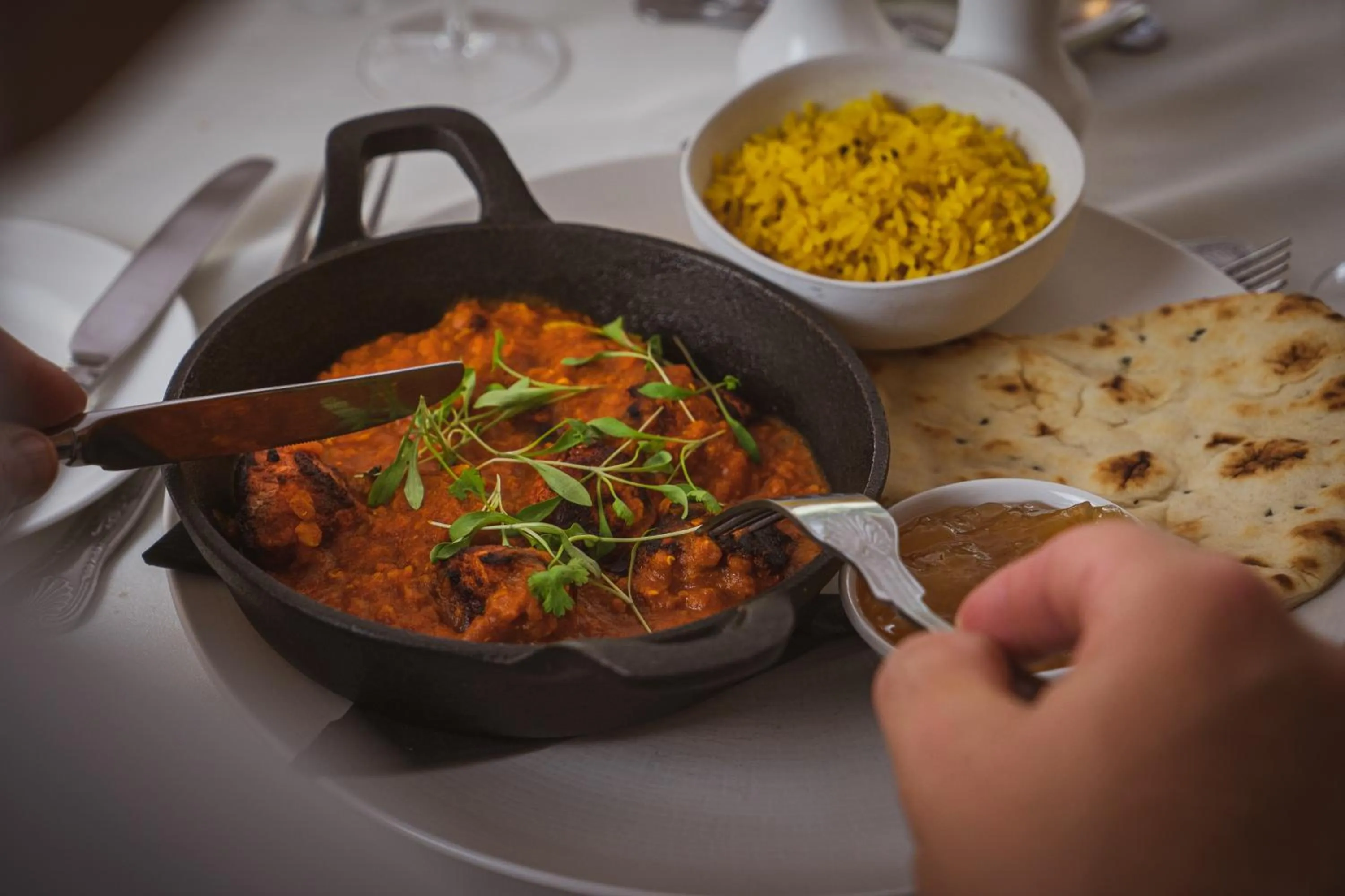 Restaurant/places to eat in Briery Wood Hotel