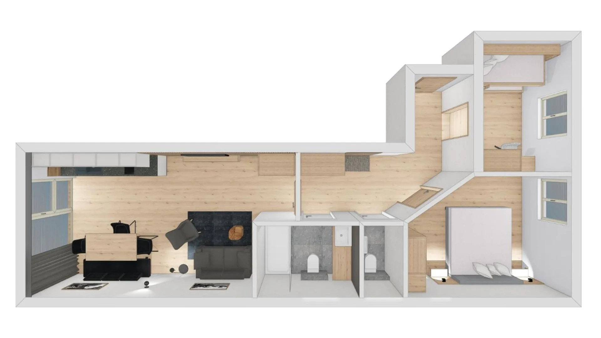 Floor plan in Hotel Traube