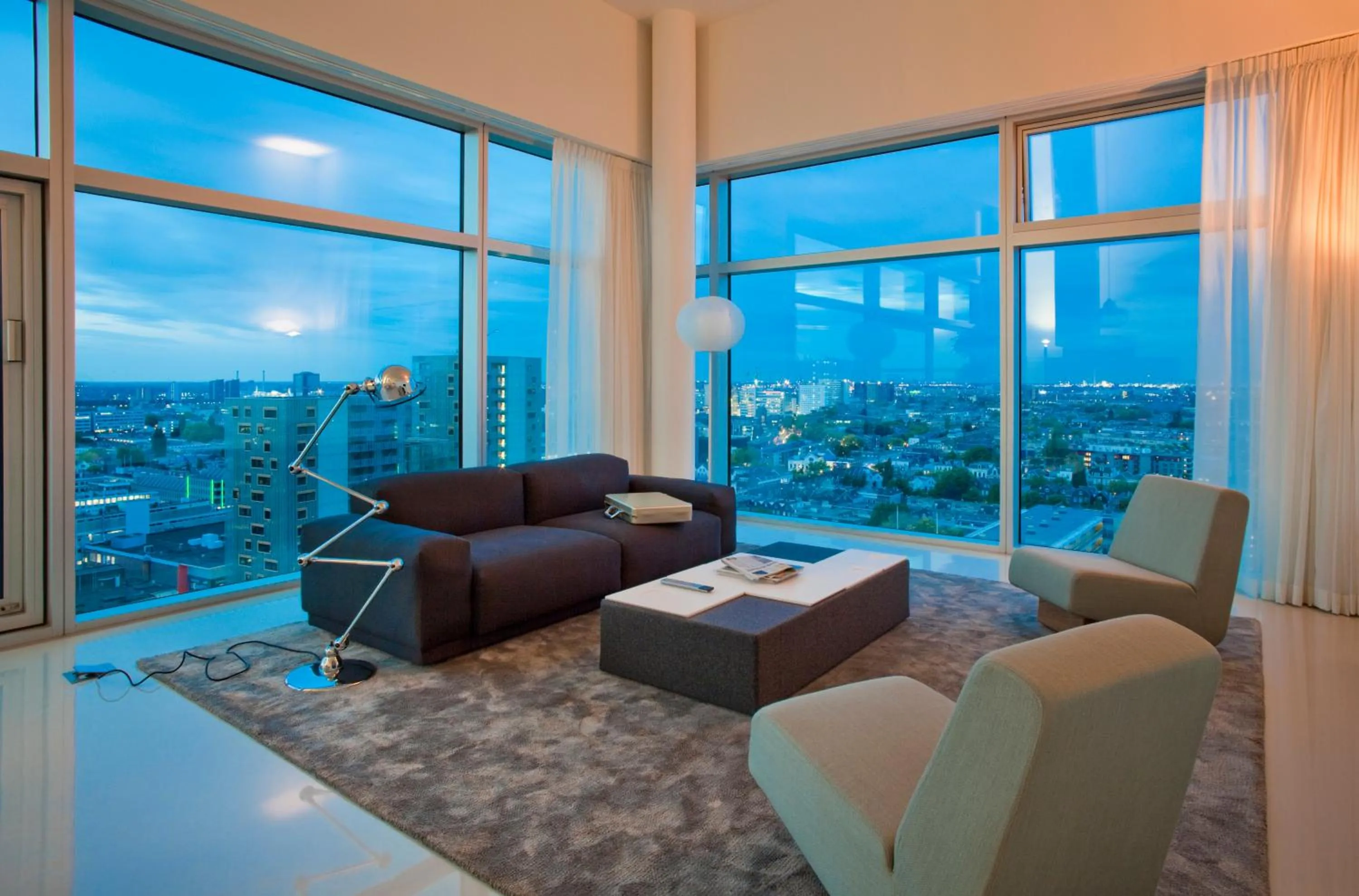 Living room in Urban Residences Rotterdam