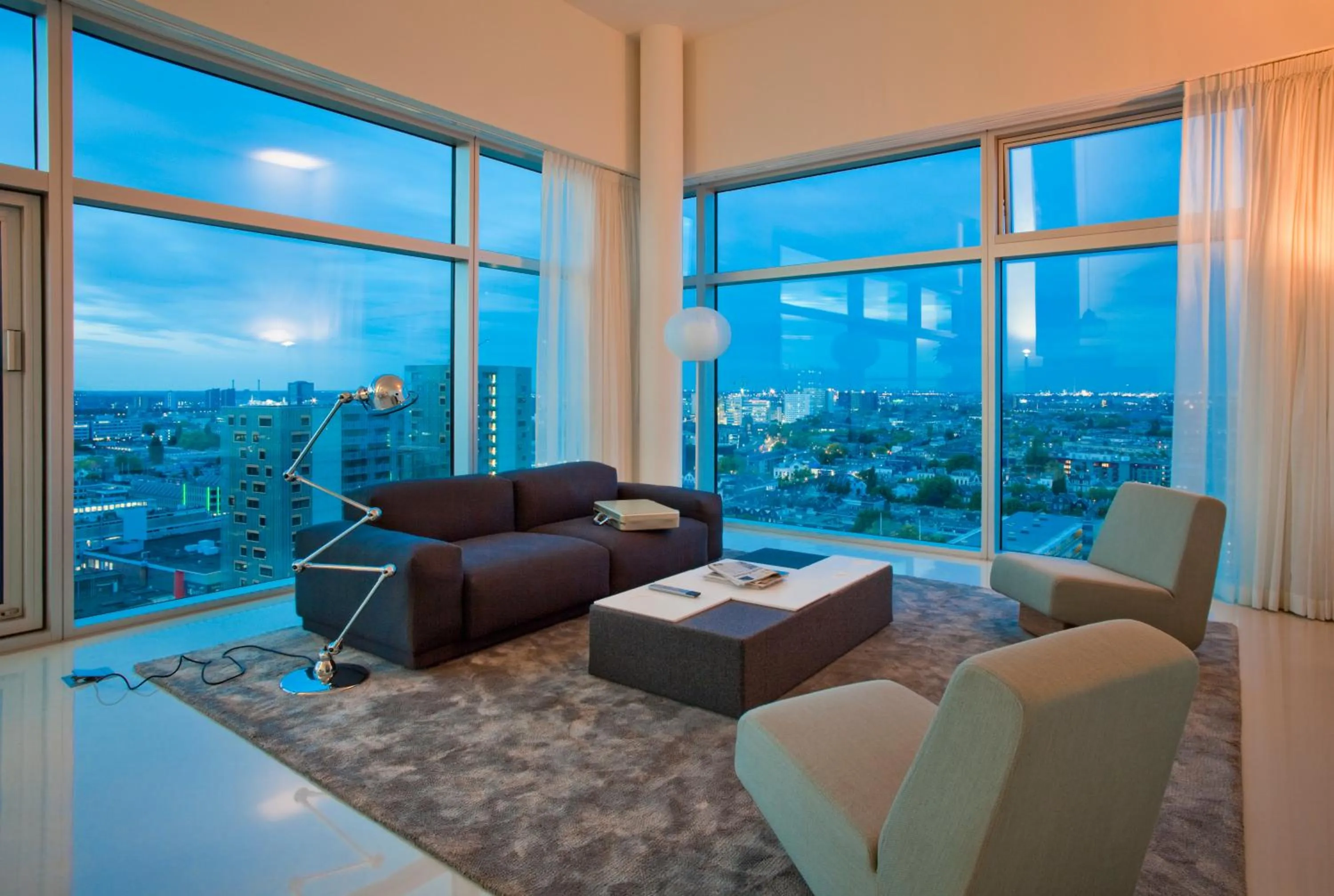 Living room in Urban Residences Rotterdam