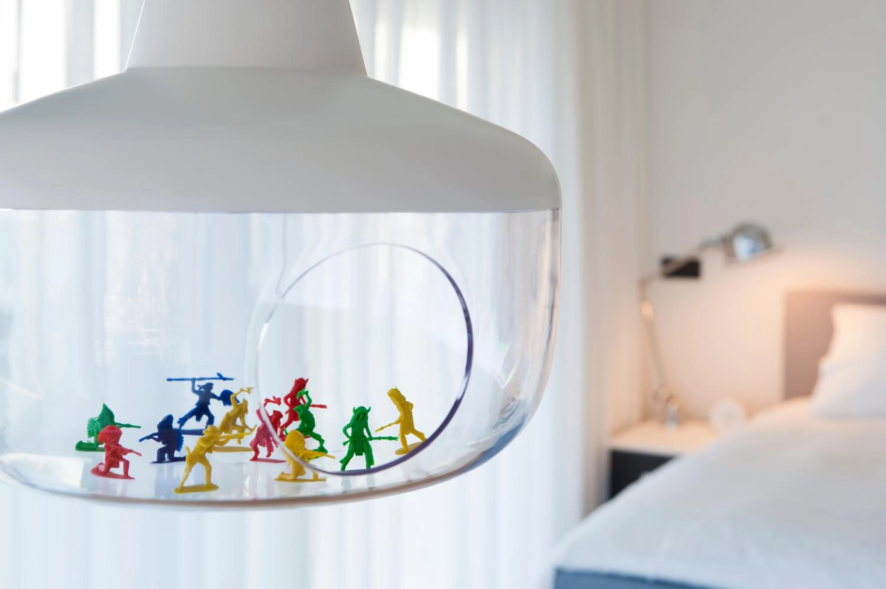 Decorative detail, Bed in Urban Residences Rotterdam