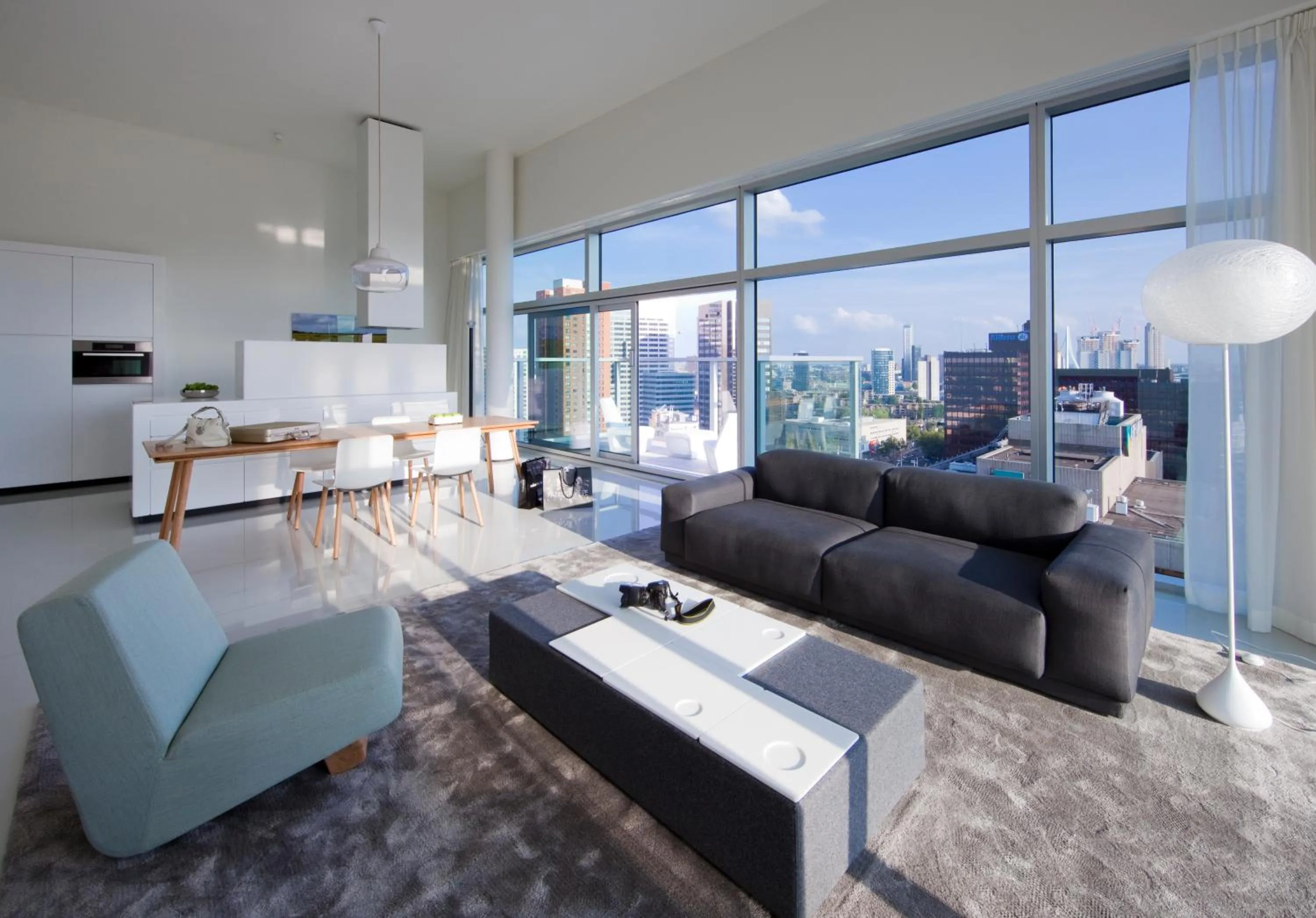 Living room in Urban Residences Rotterdam