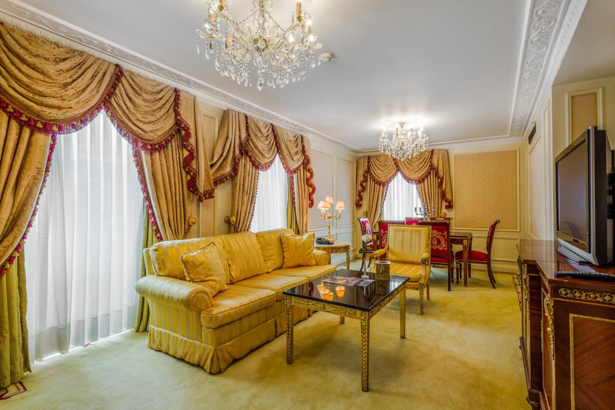 Seating area in Bentley London