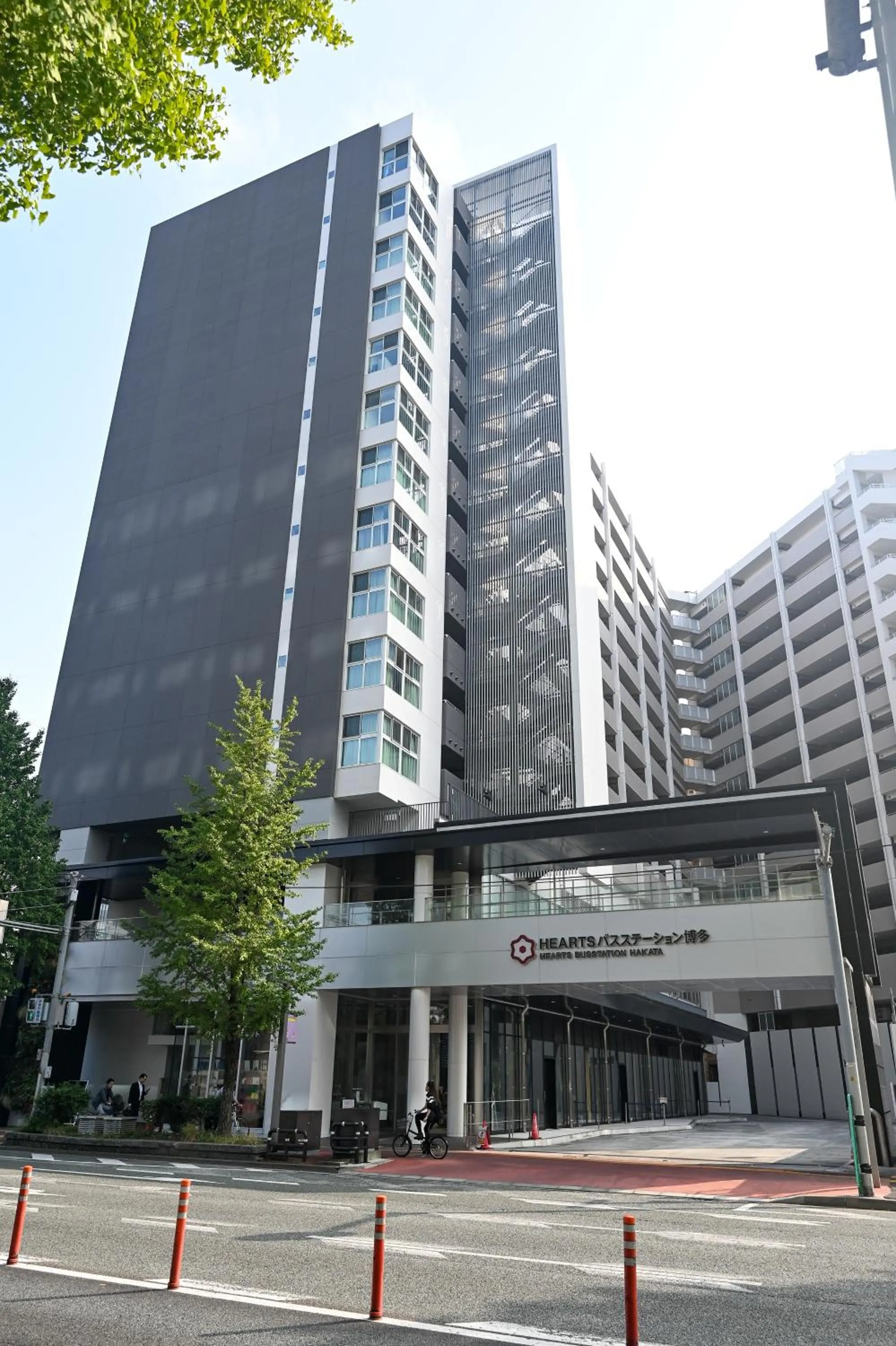 Property building in HEARTS Capsule Hotel & Spa HAKATA