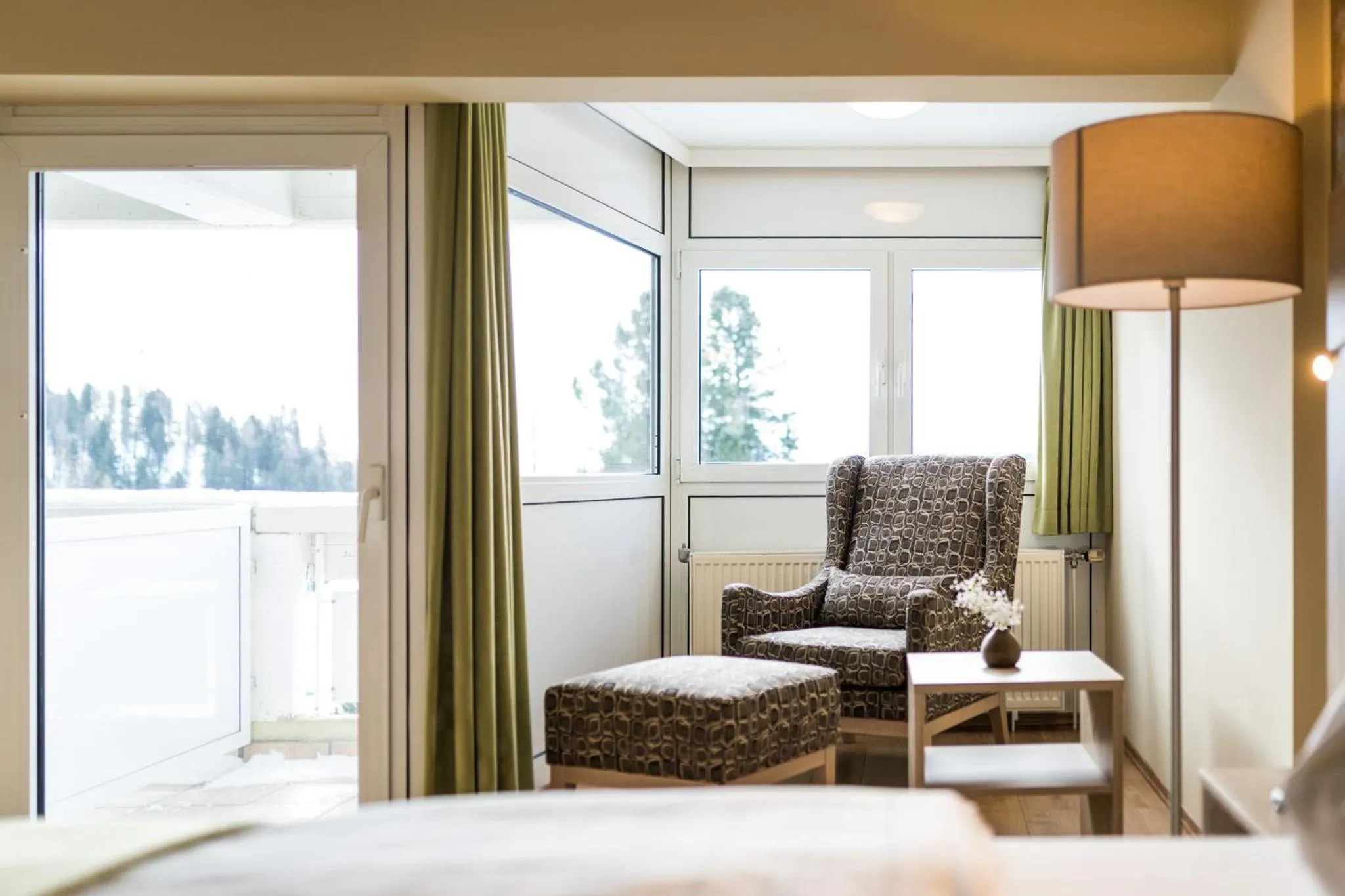 Seating area, Bed in Panorama Hotel Turracher Höhe