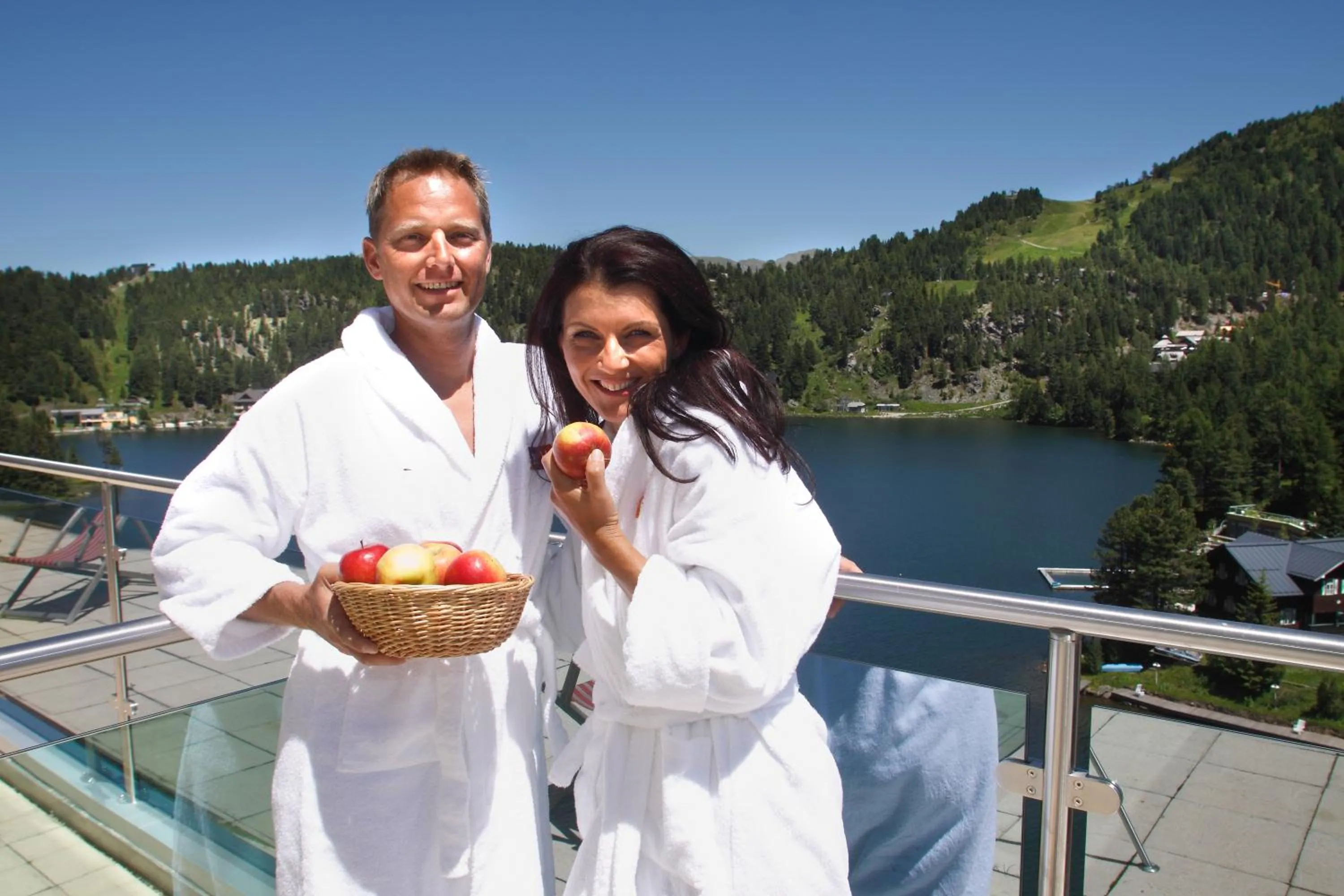 Lake view in Panorama Hotel Turracher Höhe