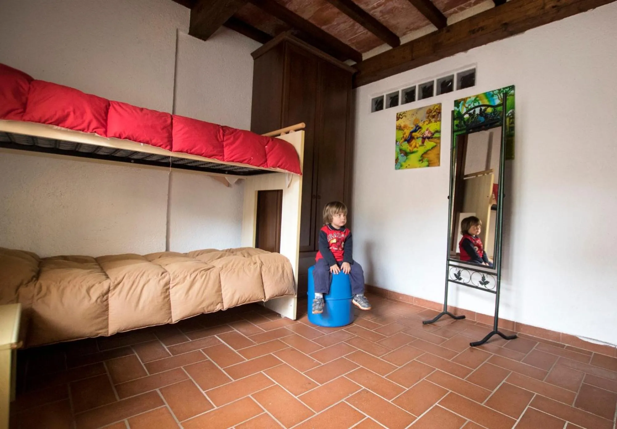 Rustic Tuscan style apartment