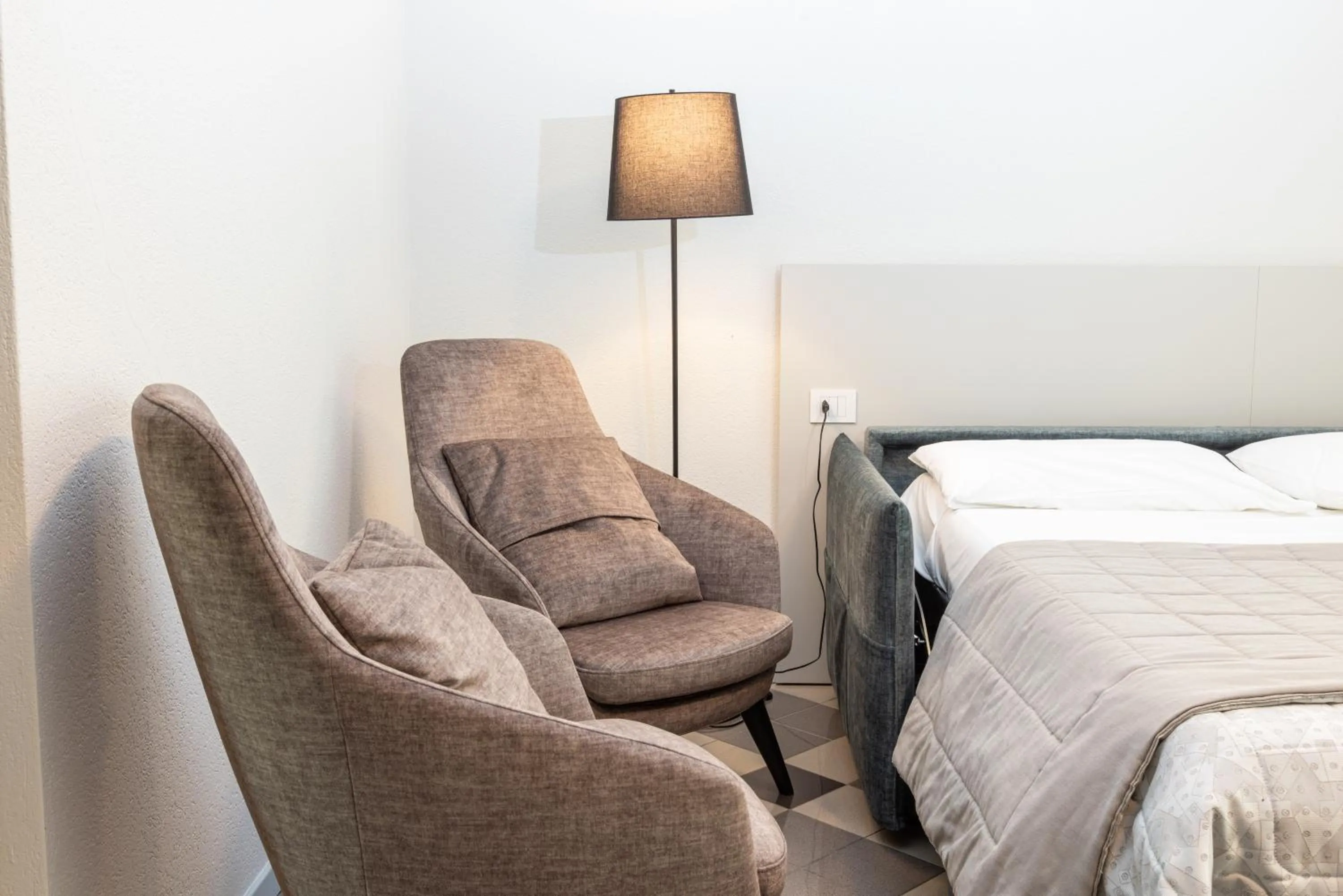 Living room, Bed in Piazzi House