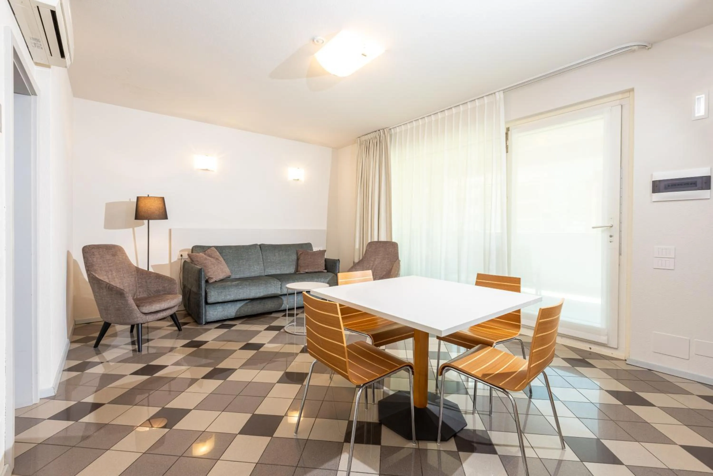 Living room in Piazzi House