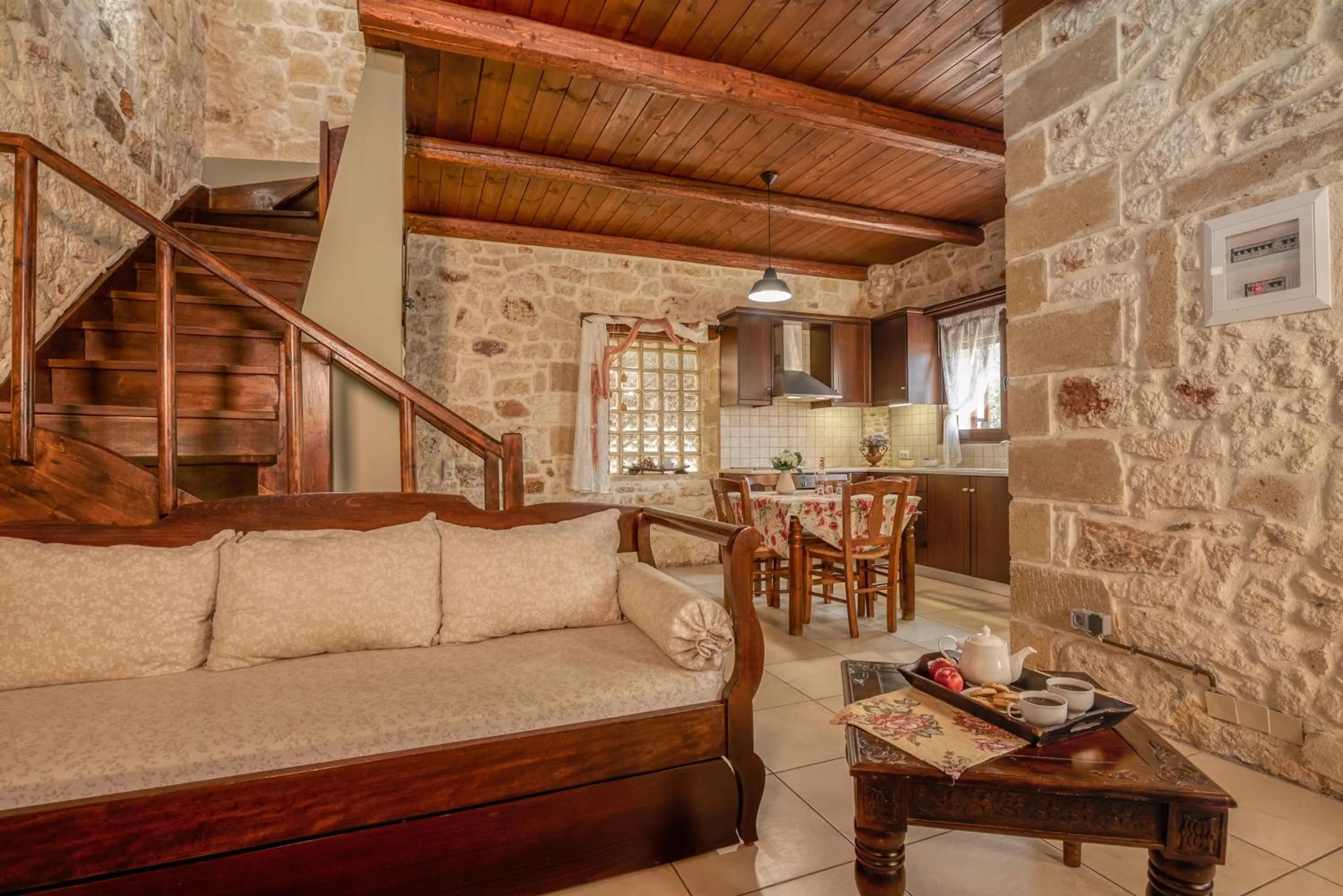 Seating area in The Stonemade Houses