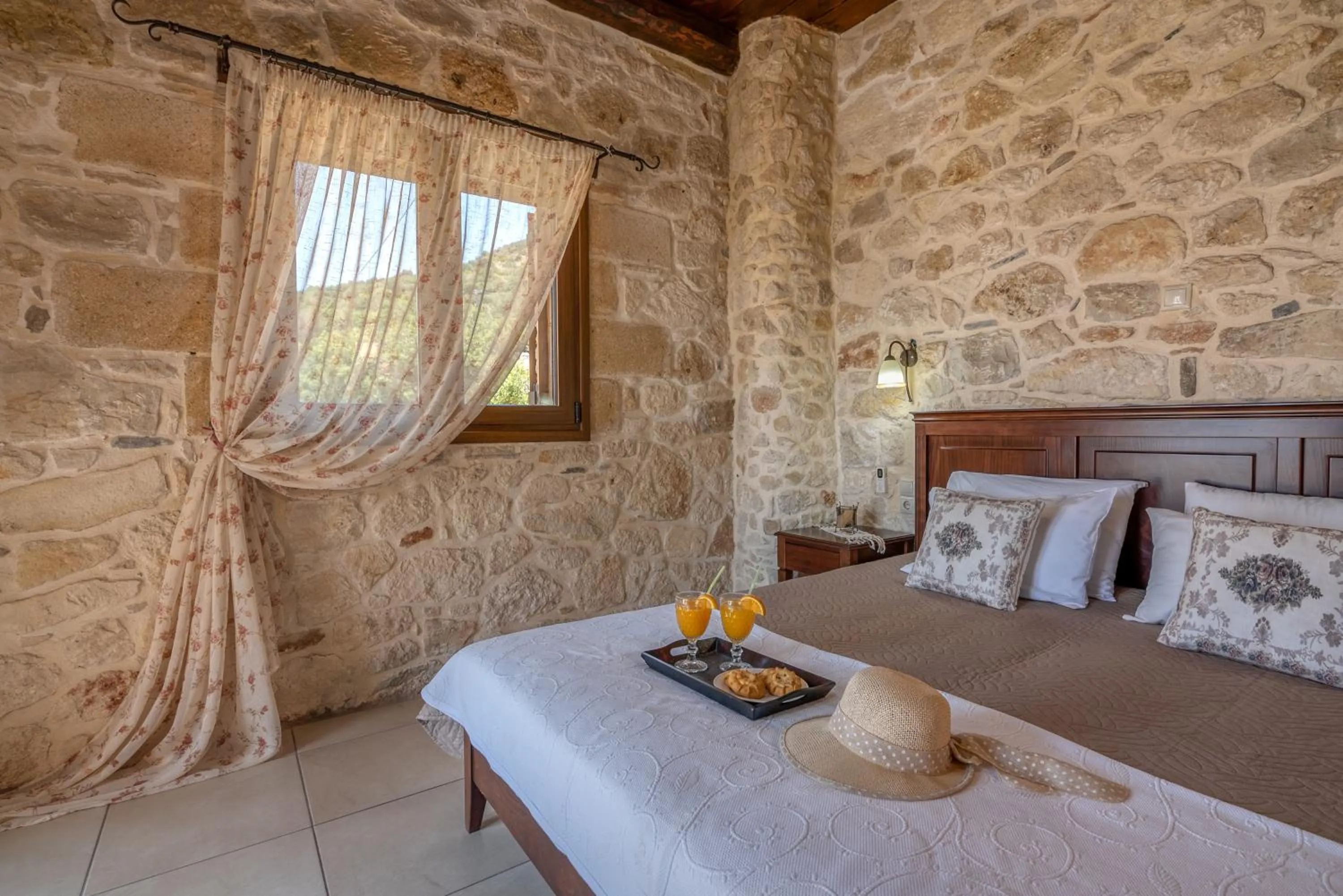 Bedroom, Bed in The Stonemade Houses