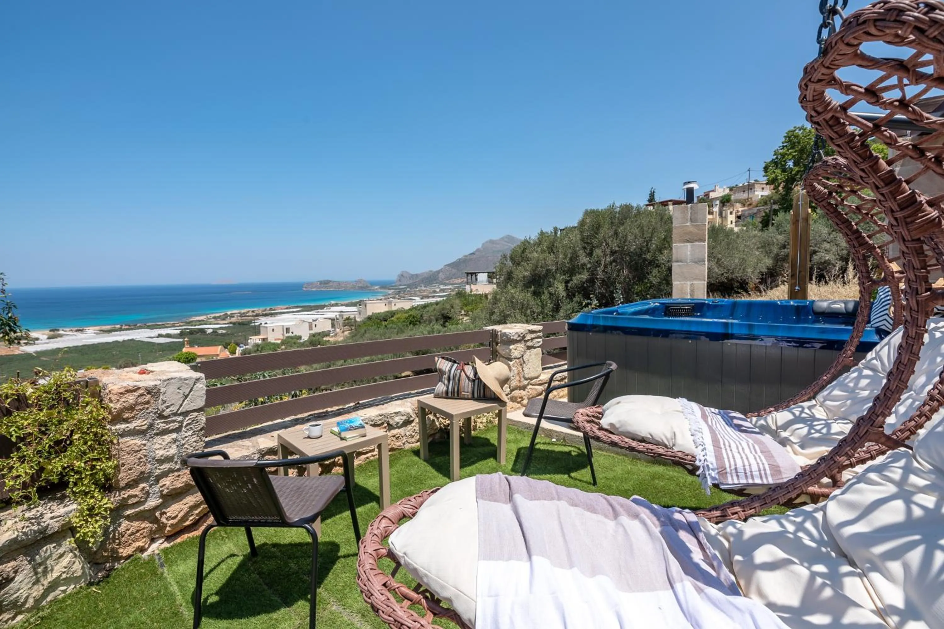 Pool view in The Stonemade Houses