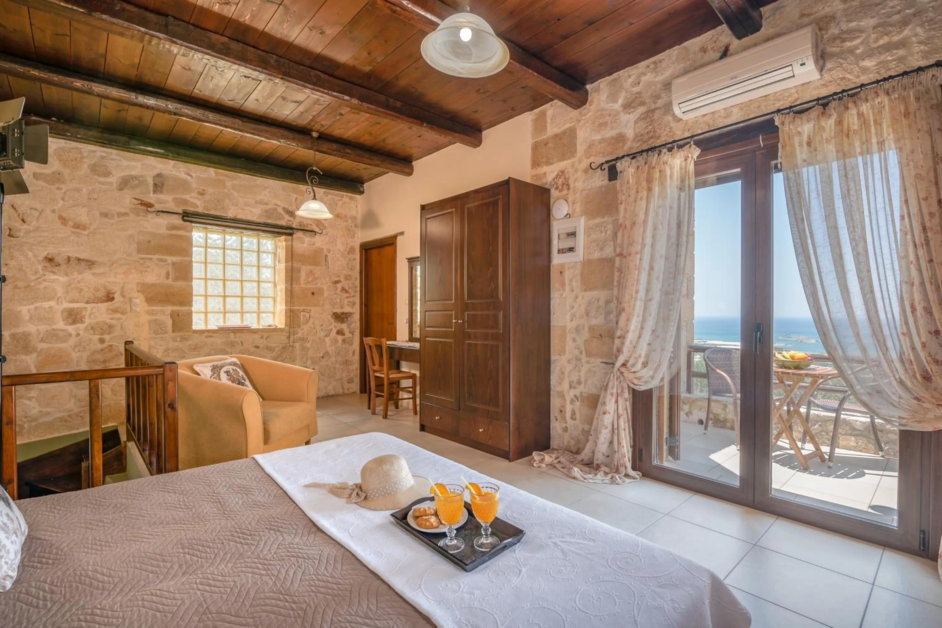 Bedroom, Bed in The Stonemade Houses