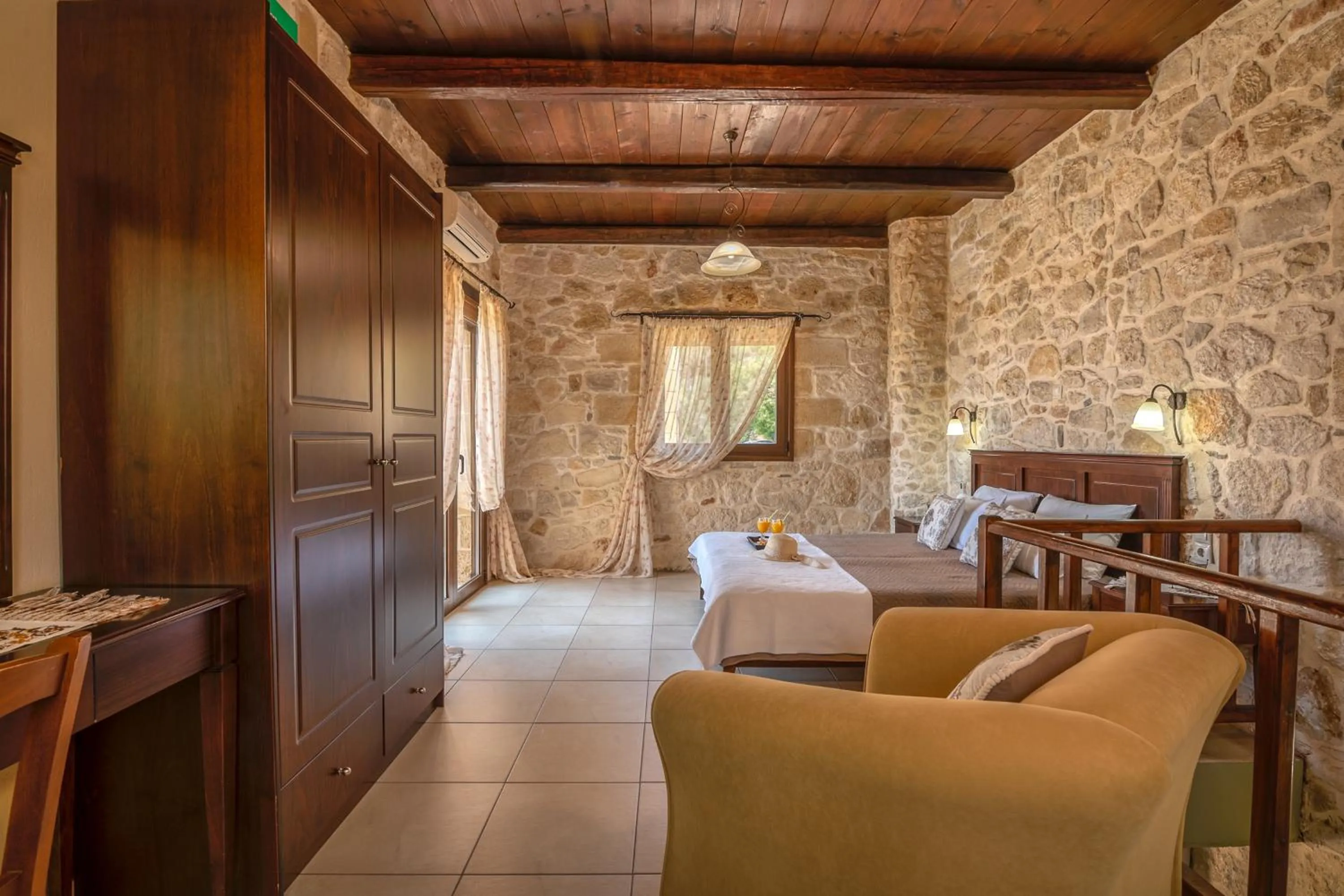 Photo of the whole room, Bed in The Stonemade Houses