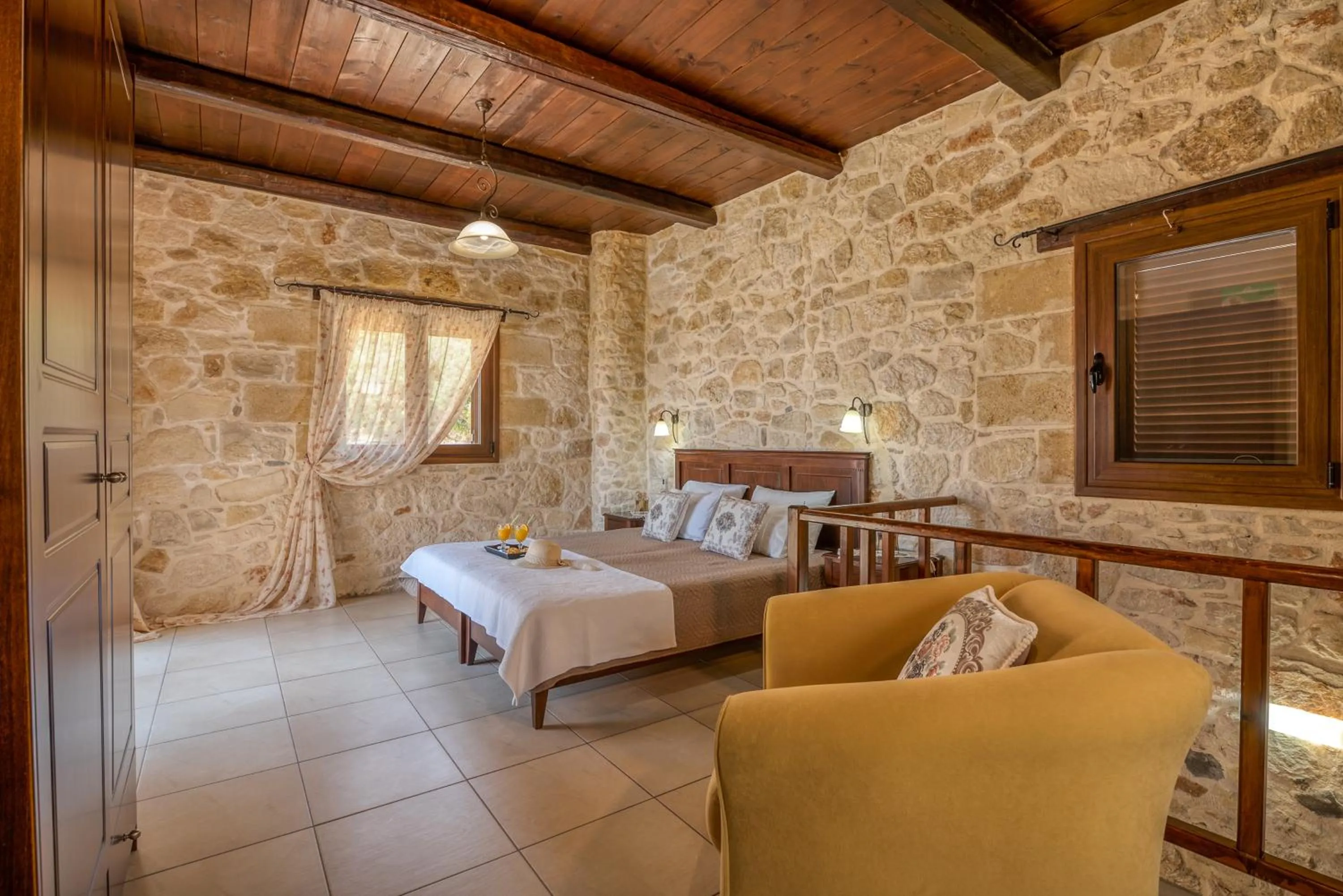 Photo of the whole room, Bed in The Stonemade Houses