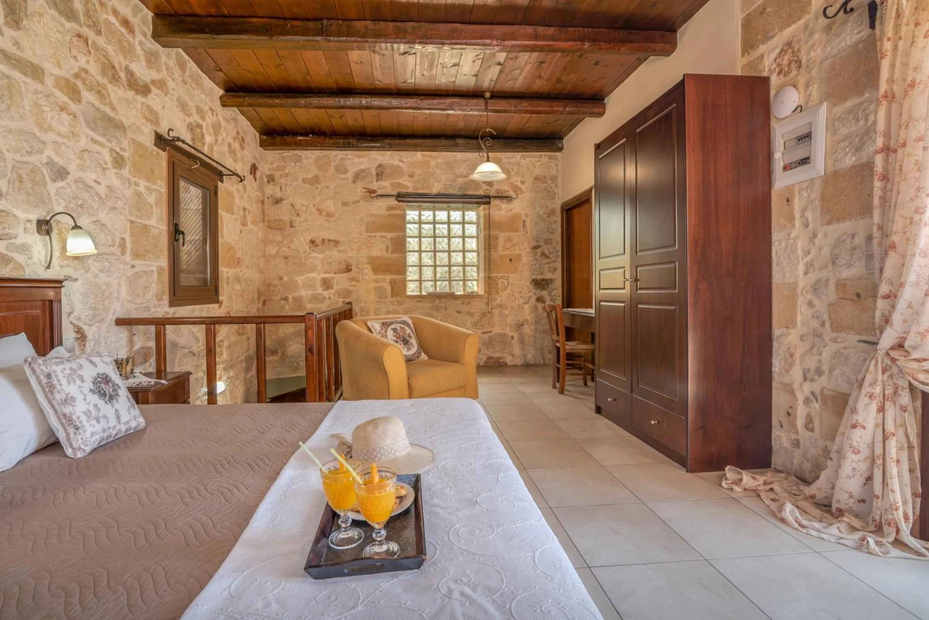 Photo of the whole room, Bed in The Stonemade Houses