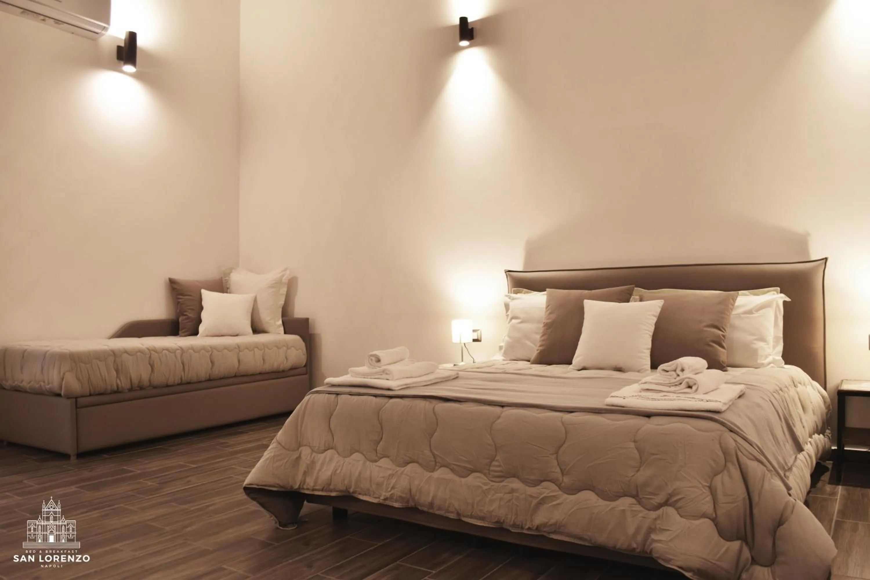 Bed in San Lorenzo's home