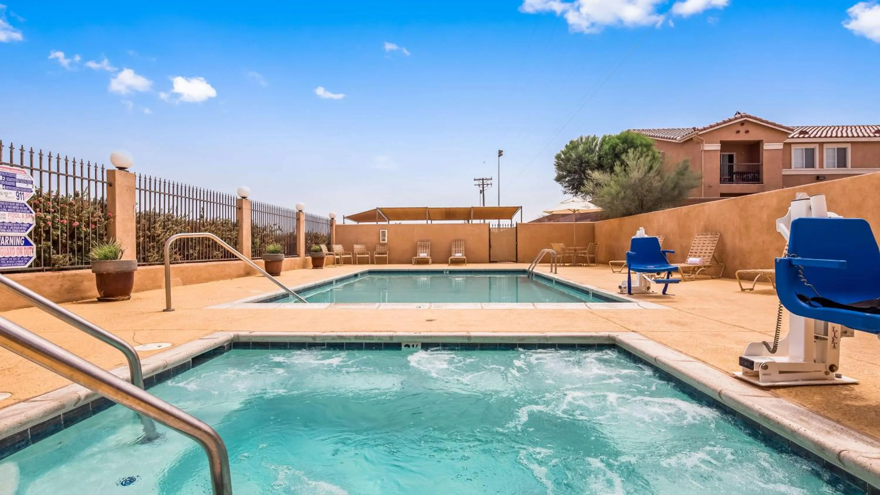 Pool view in Best Western Plus Main Street Inn