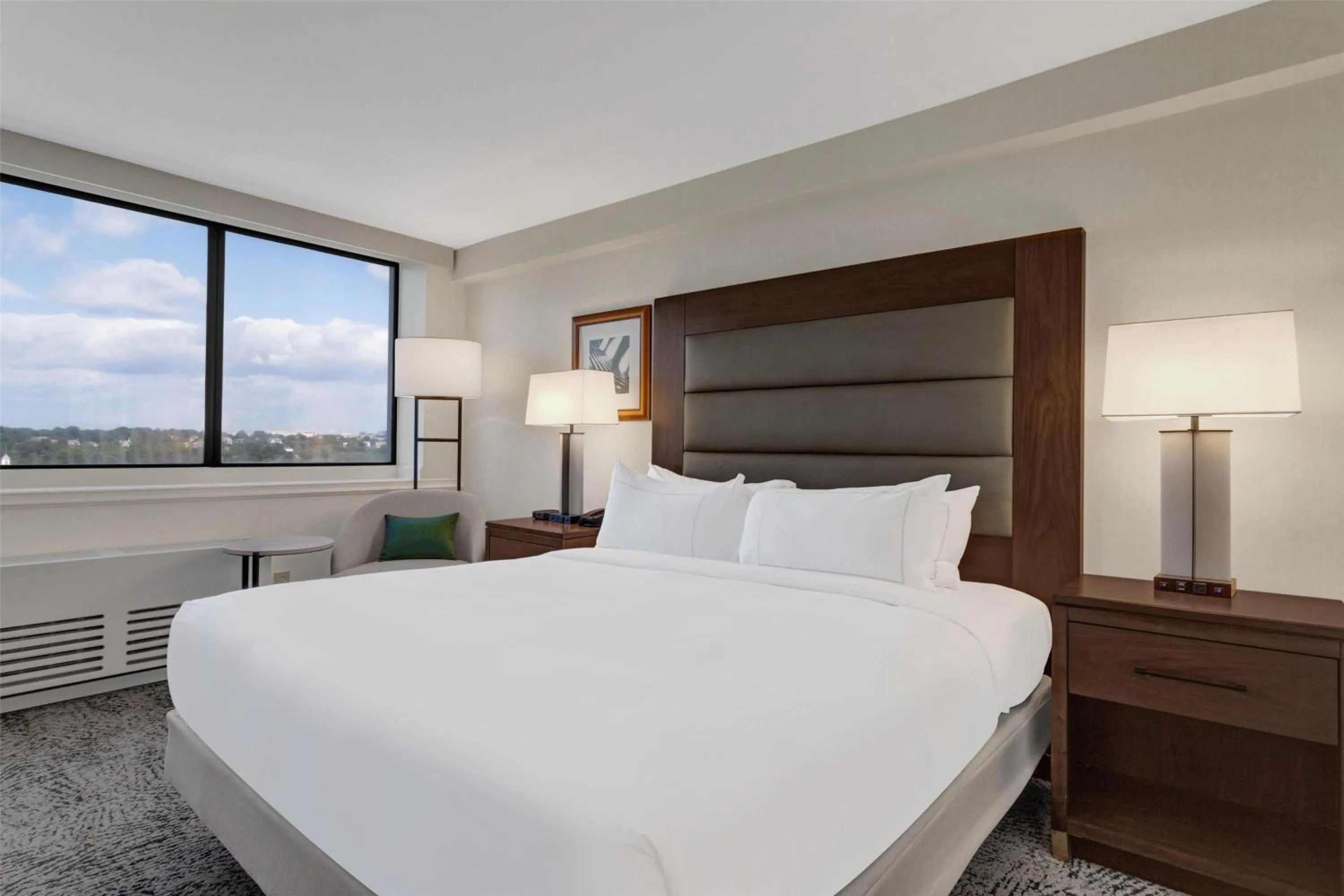 Bed in Hilton Arlington National Landing