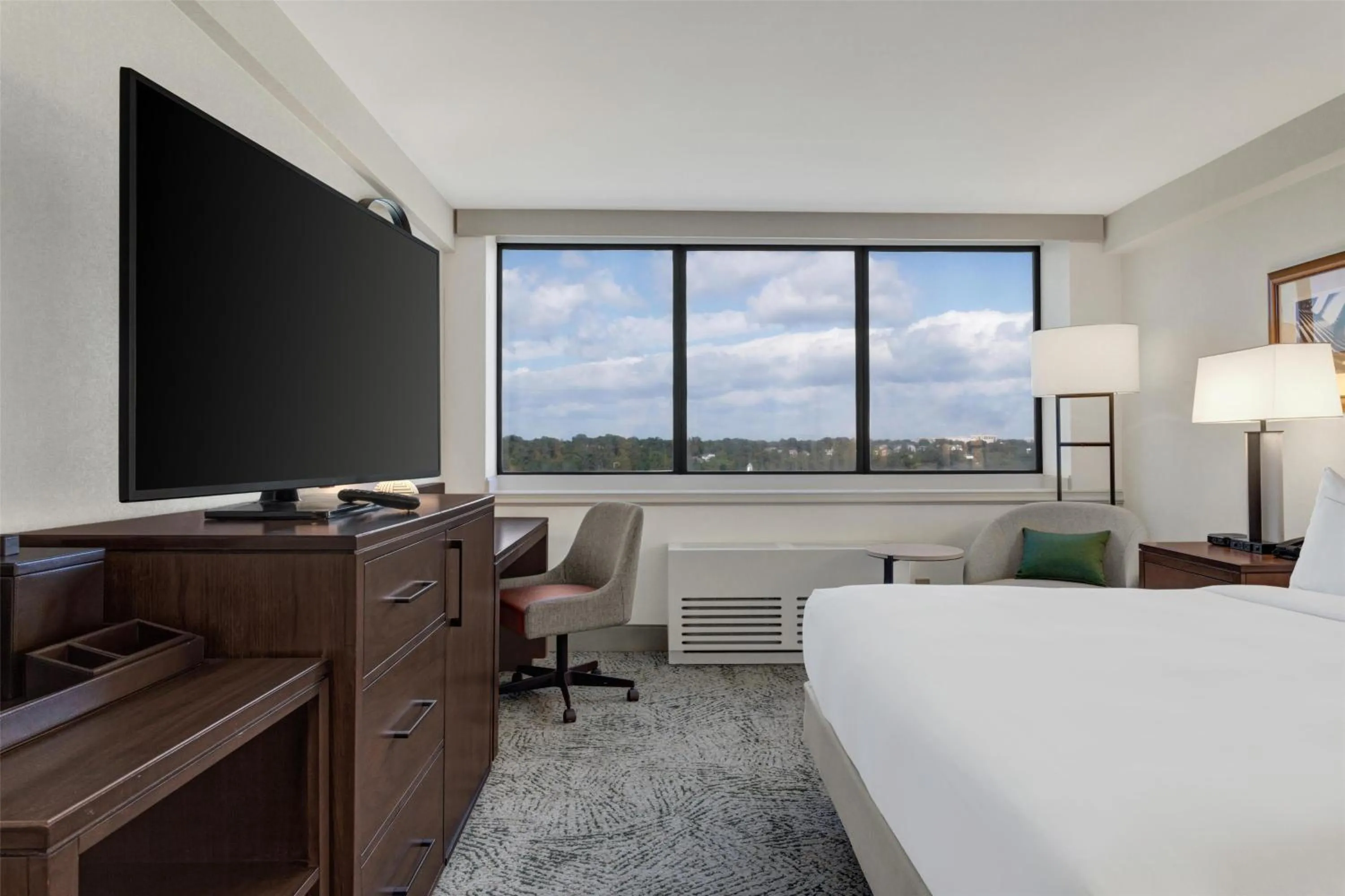 Bed in Hilton Arlington National Landing