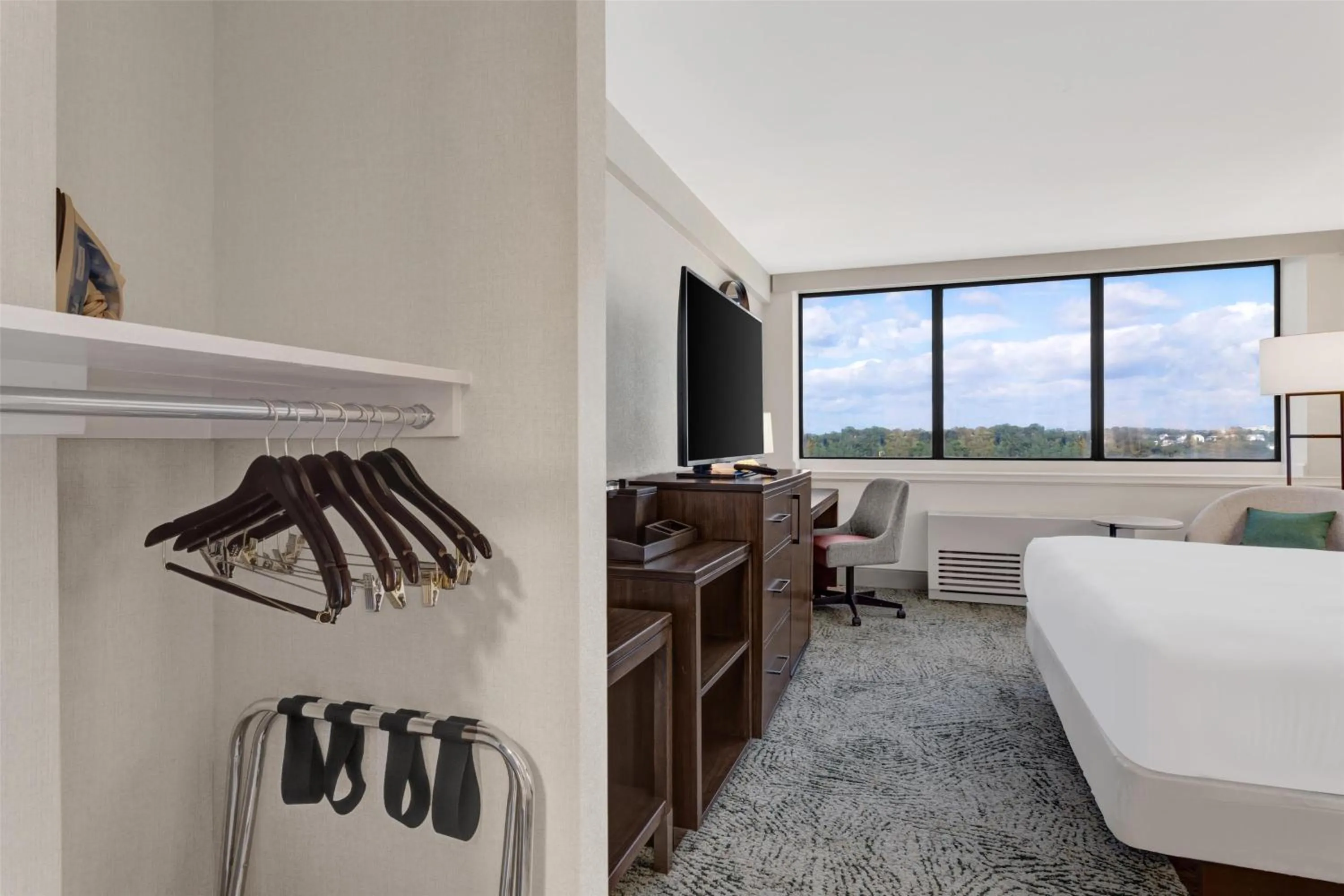 Bed in Hilton Arlington National Landing