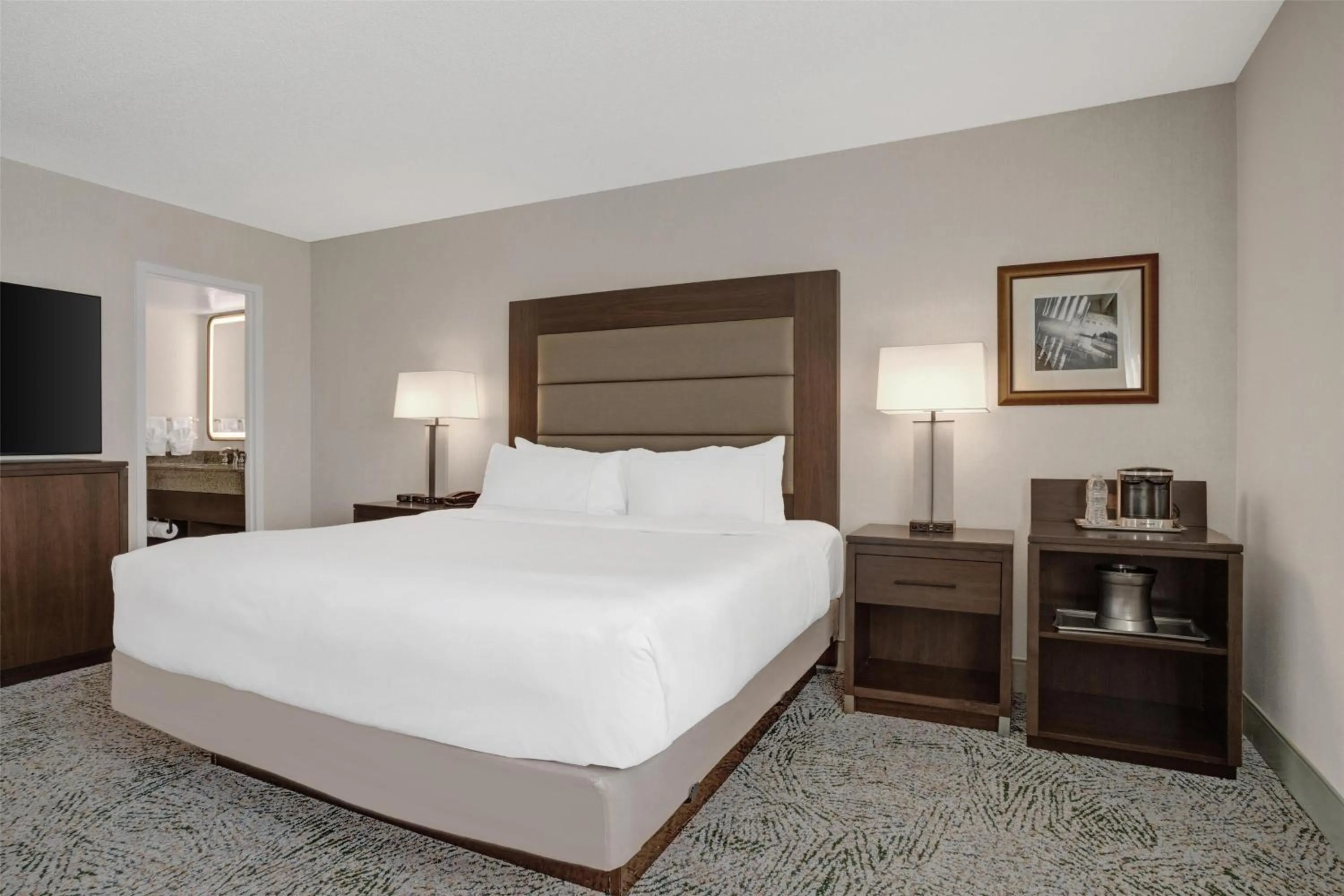 Bed in Hilton Arlington National Landing