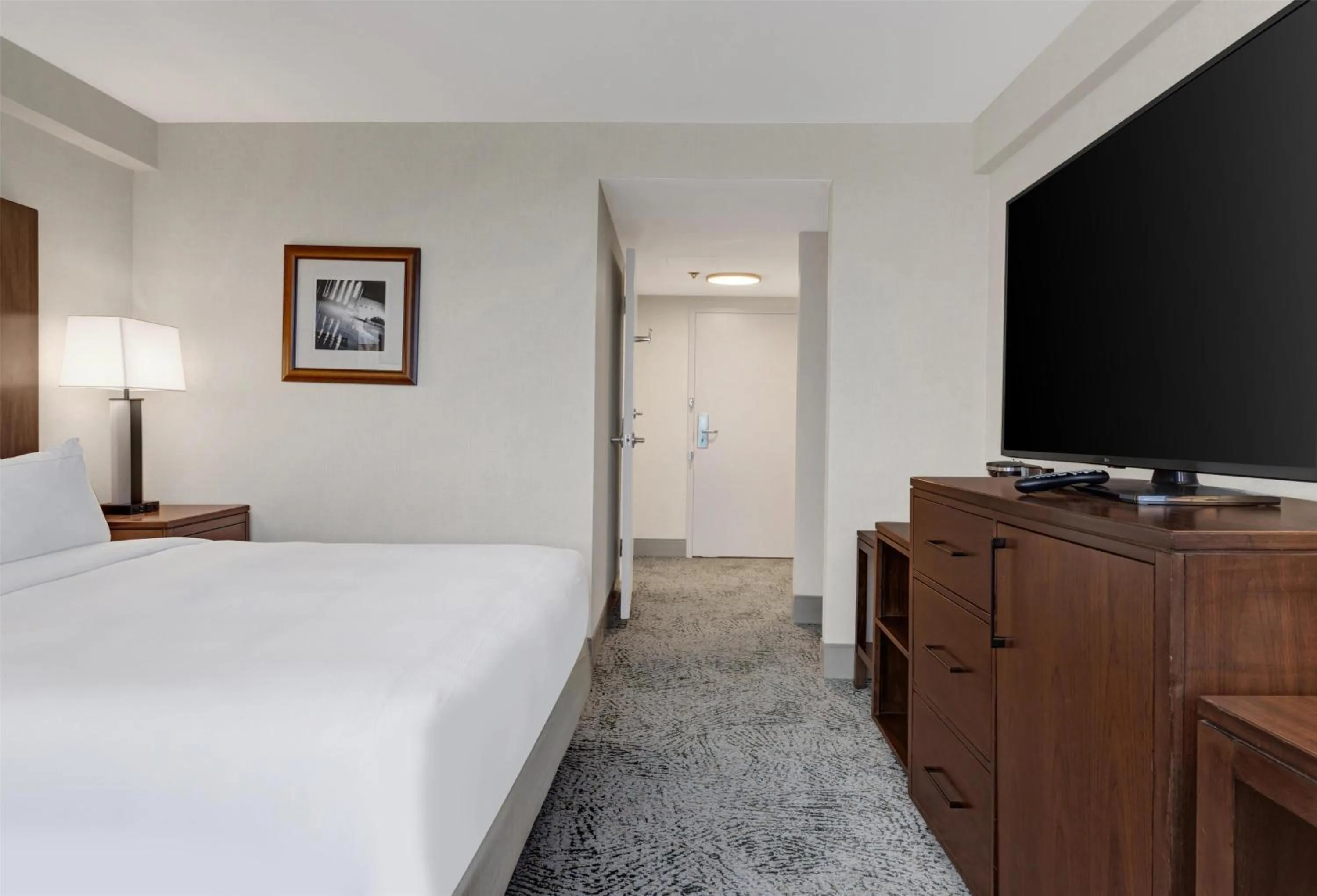 Bed in Hilton Arlington National Landing