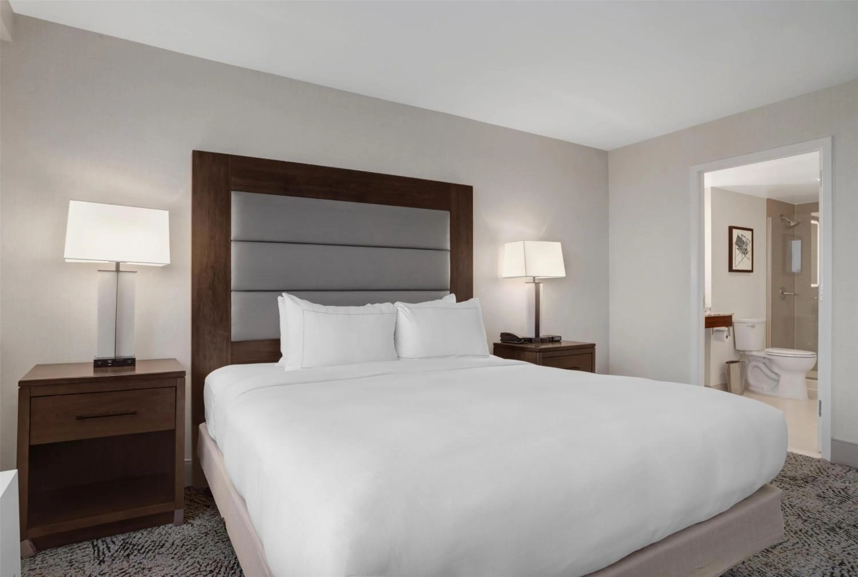 Bed in Hilton Arlington National Landing