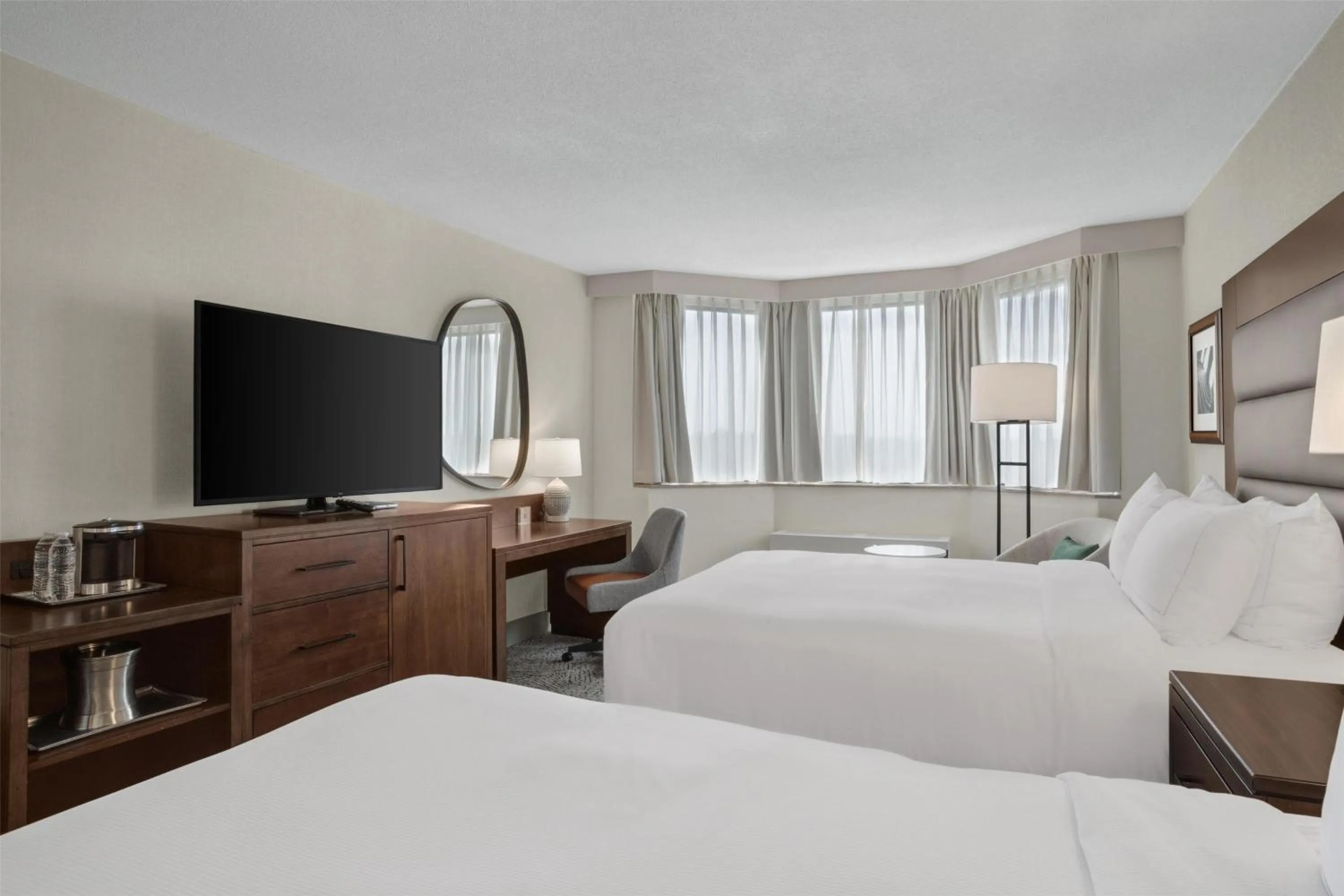 Bed in Hilton Arlington National Landing