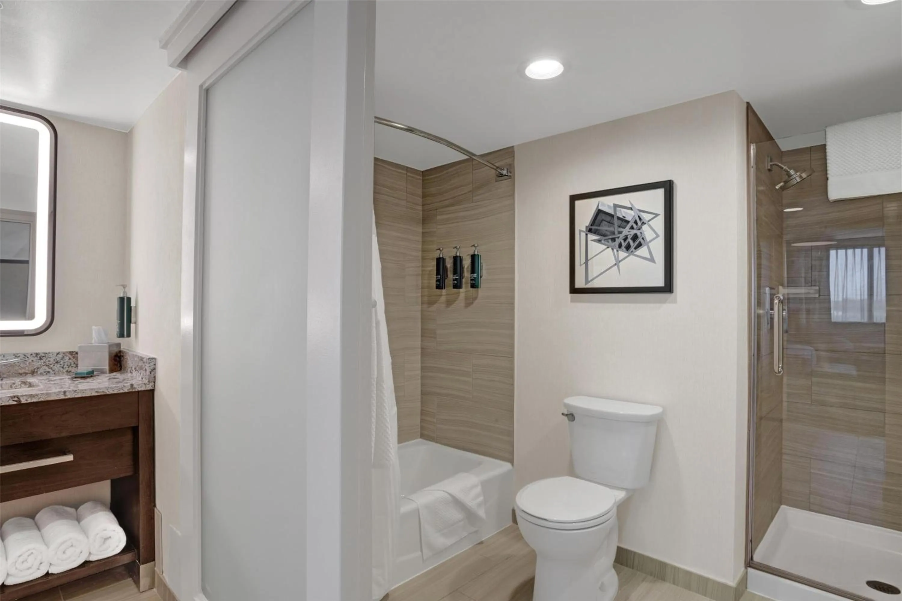 Bathroom in Hilton Arlington National Landing