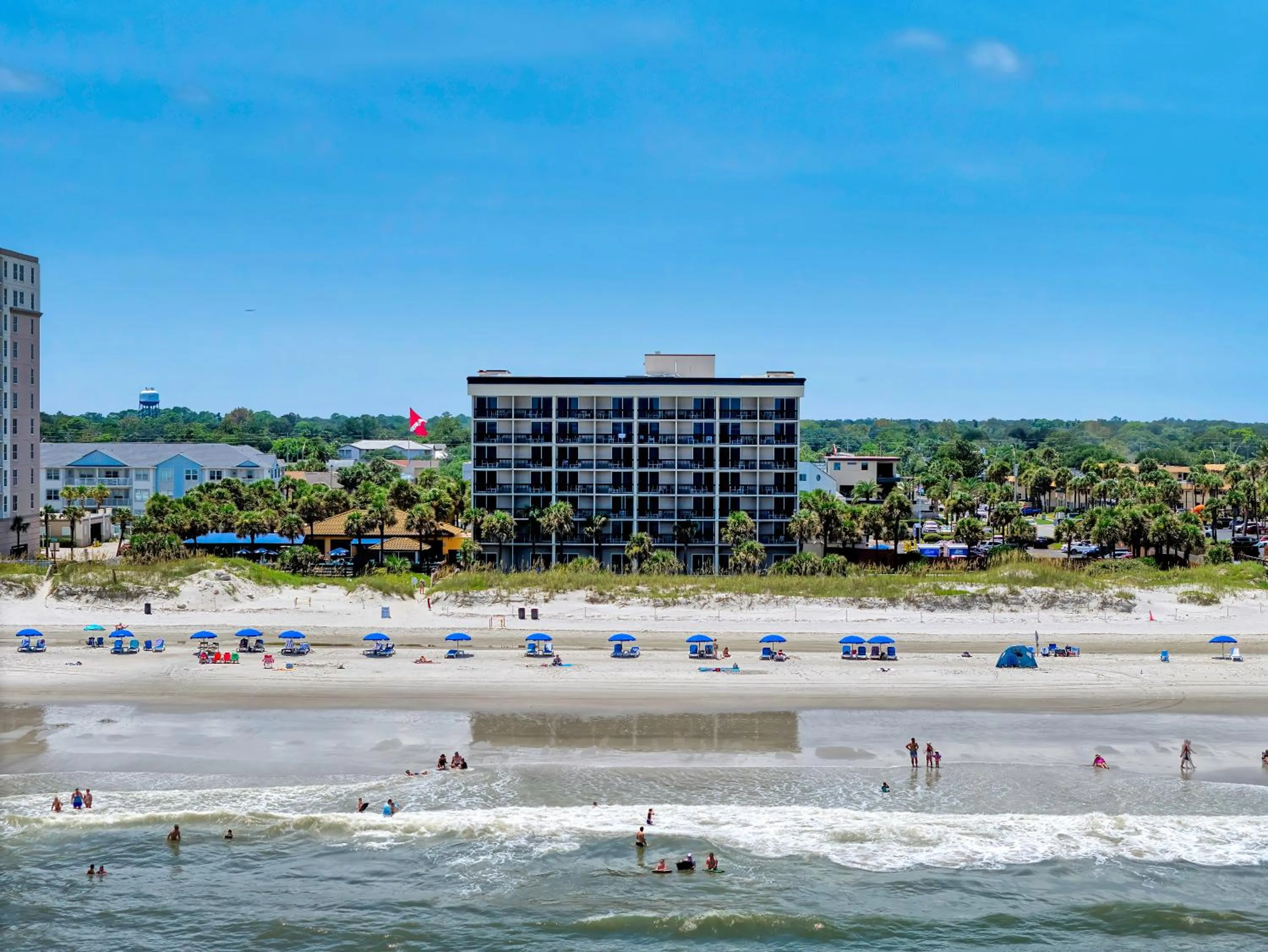Beach in Hampton Inn Oceanfront Jacksonville Beach