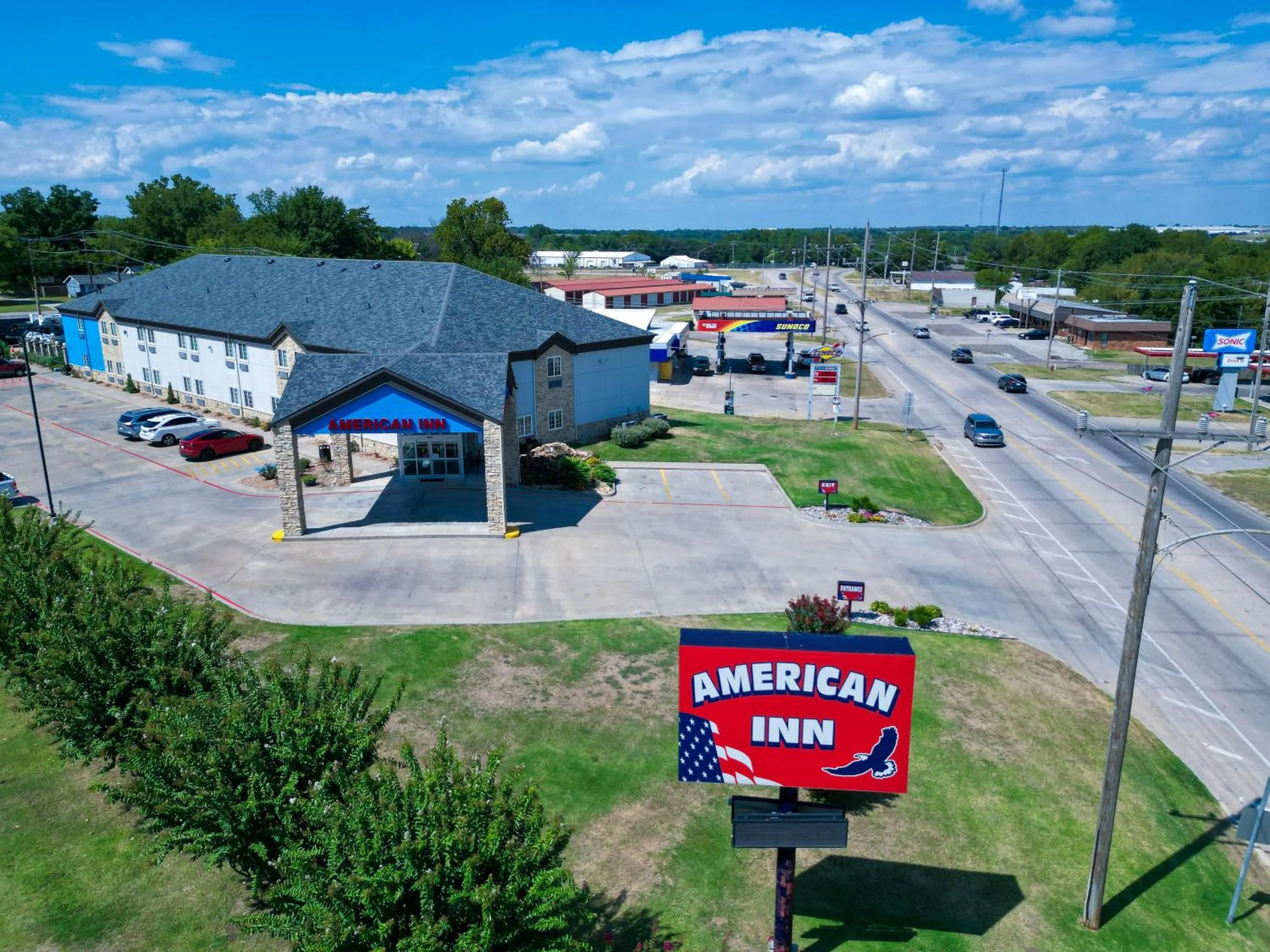 Property building in American Inn Madill
