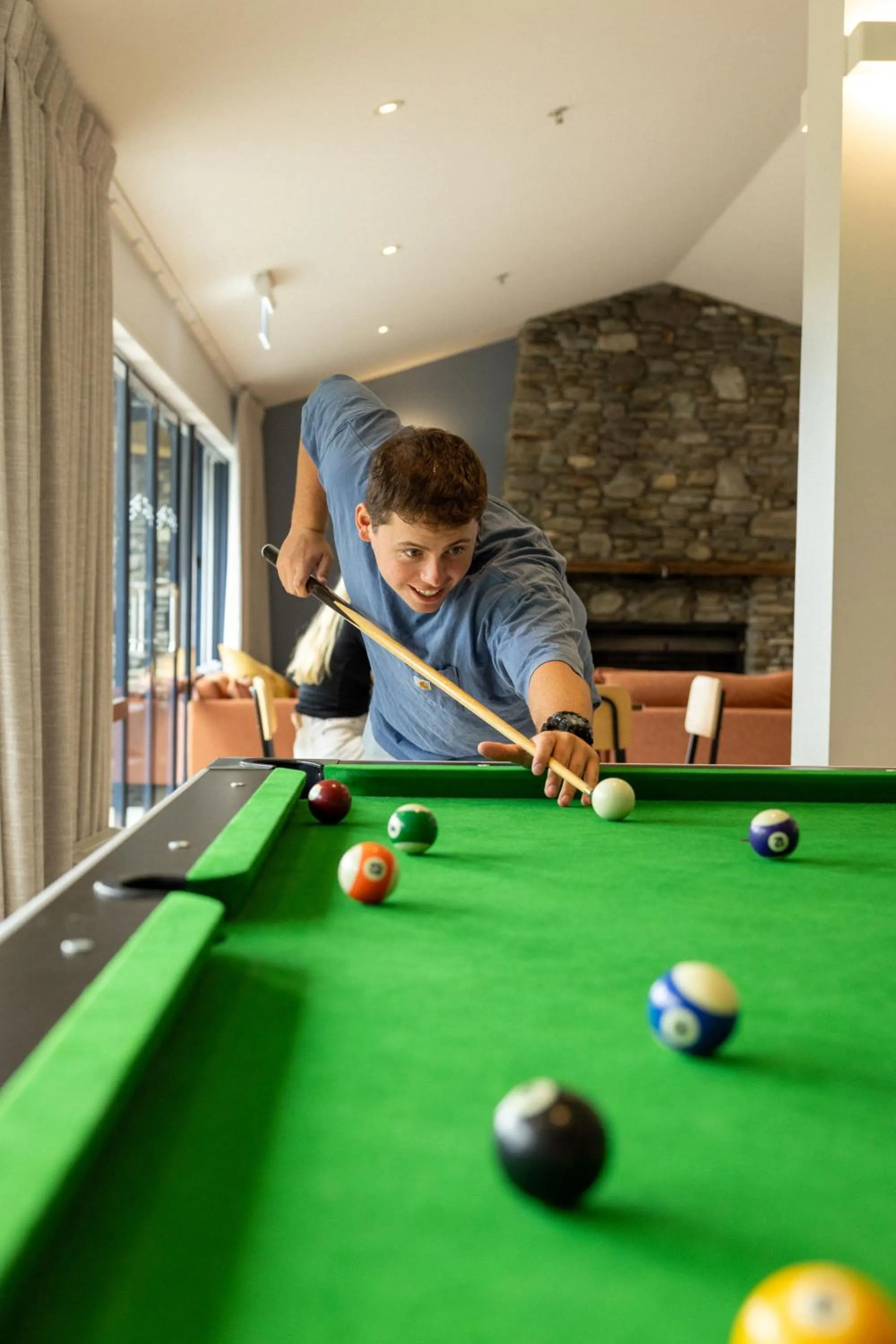 People in Haka House Franz Josef