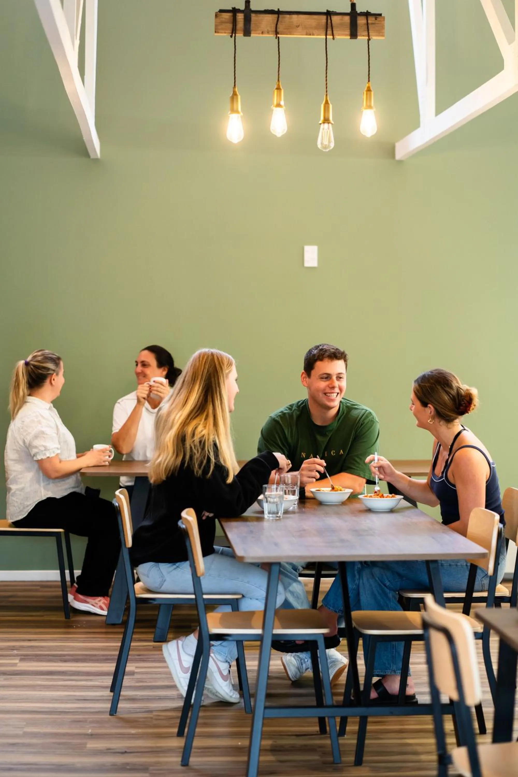 Seating area in Haka House Franz Josef