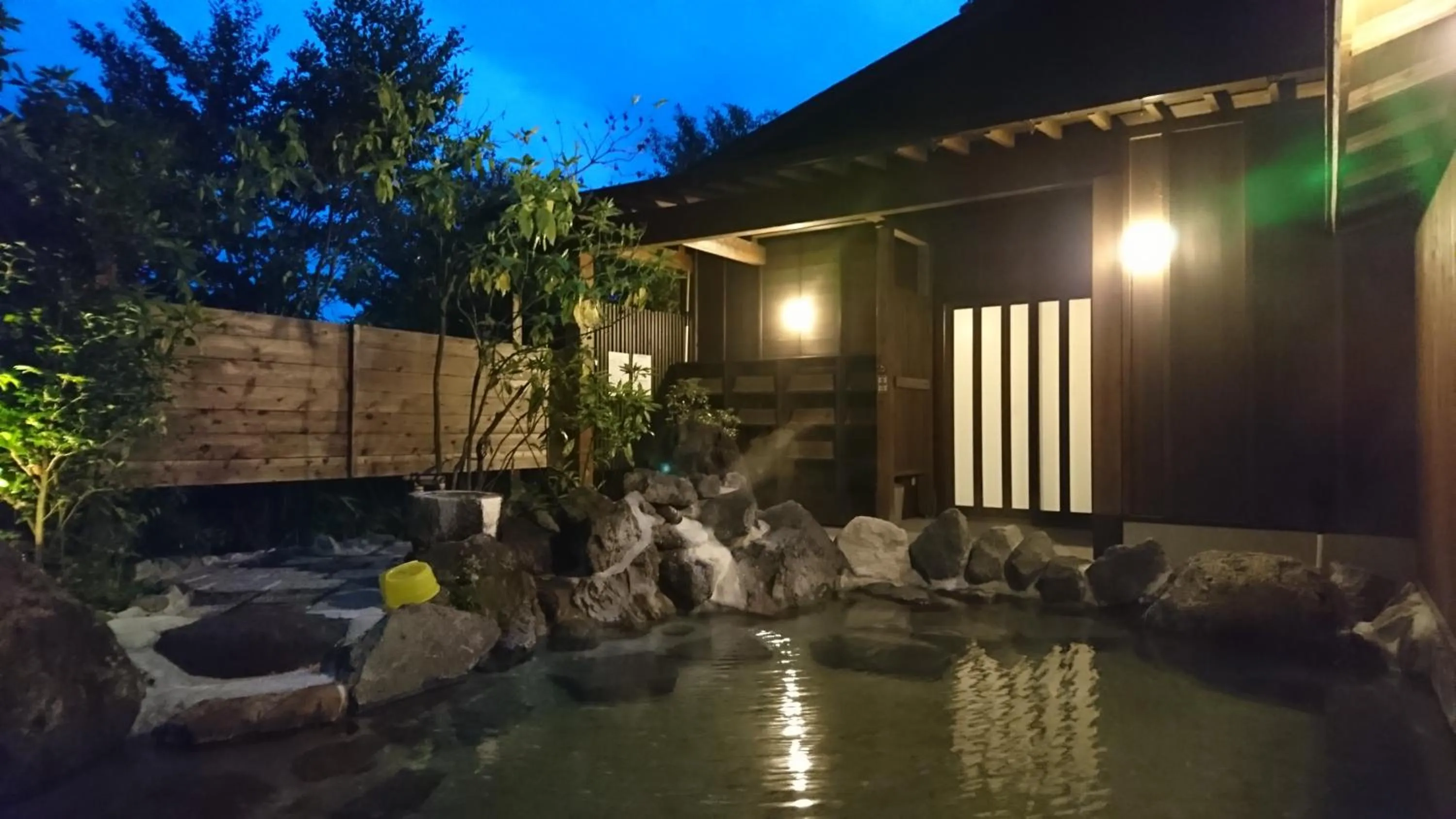 Hot Spring Bath in Kurokawa Onsen Ryokan Ichinoi