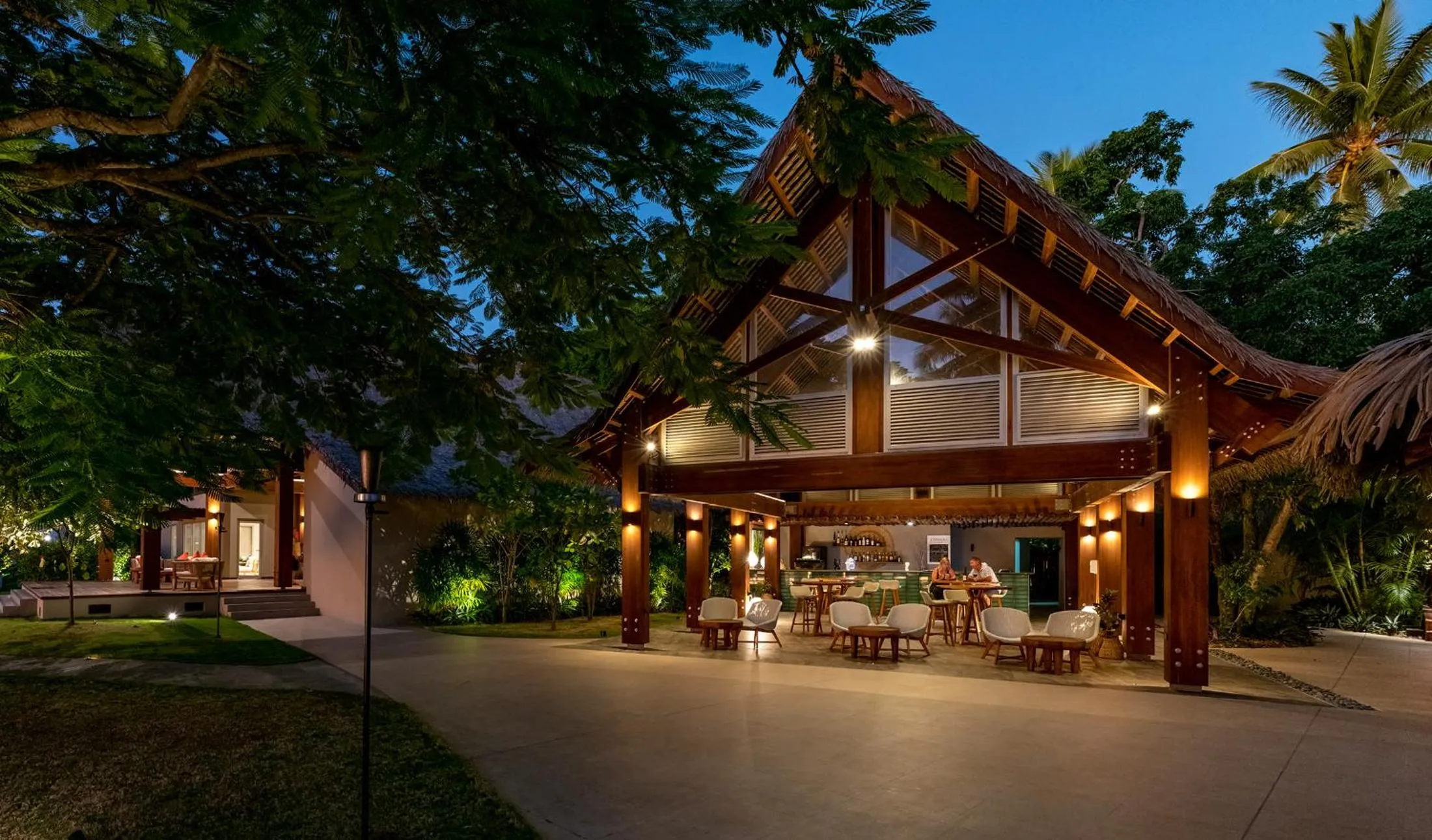 Property building in Lomani Island Resort & Spa