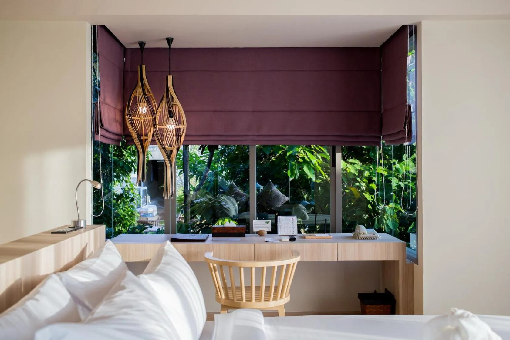 Decorative detail, Bed in Mandarava Resort and Spa, Karon Beach