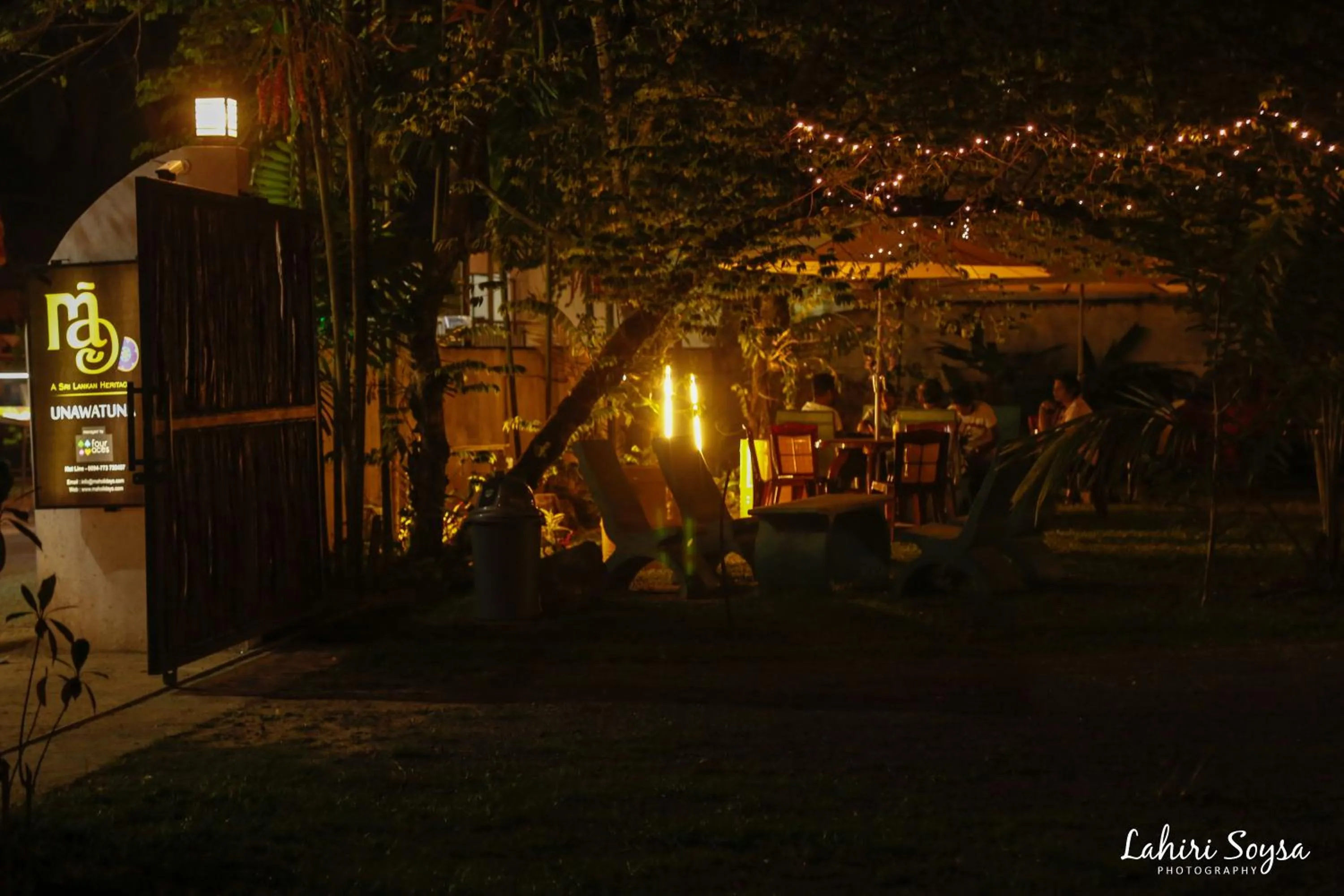 Garden view in MA Villa Unawatuna