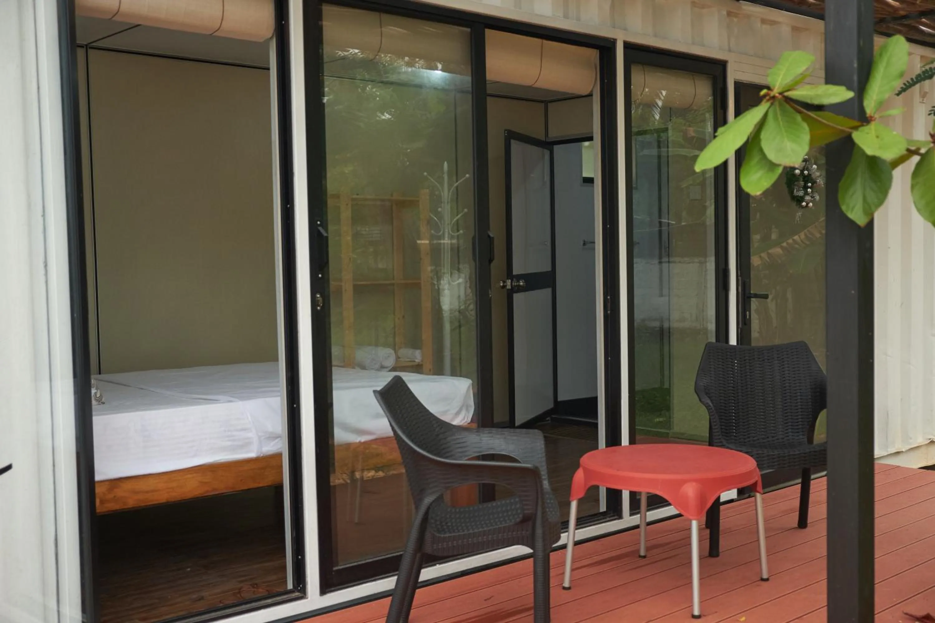Patio, Bed in MA Villa Unawatuna