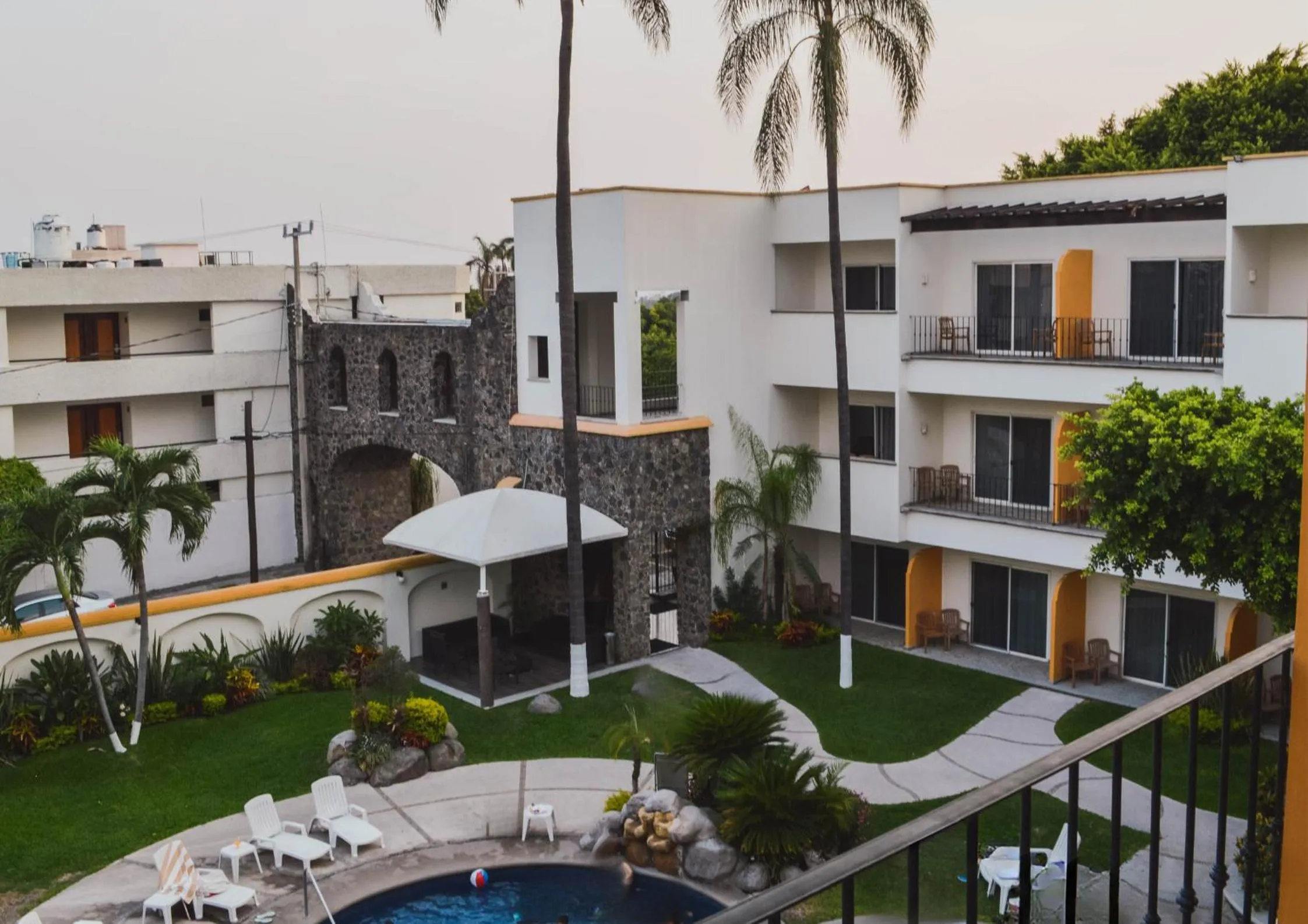 Garden view in Casa Francisco